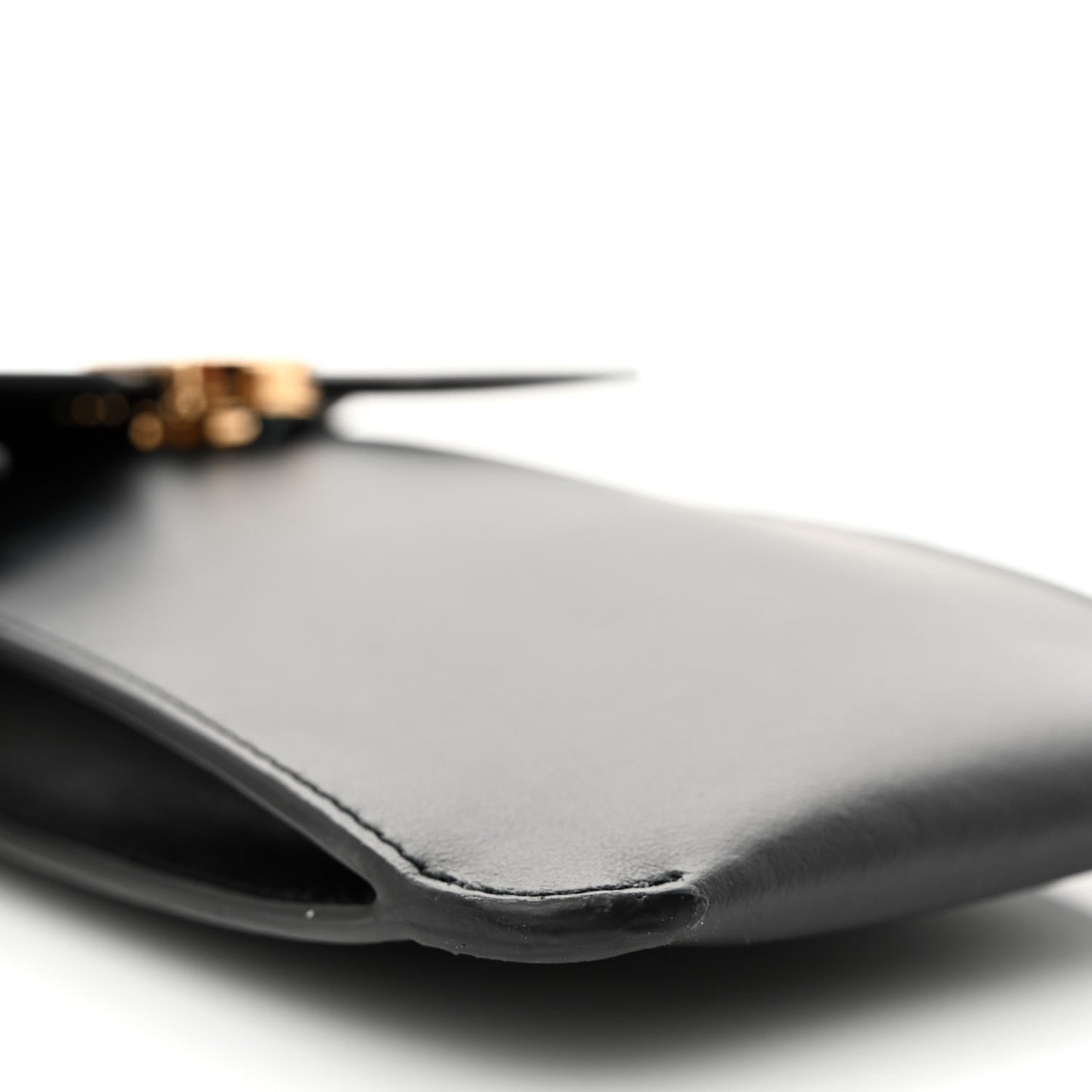 Smooth Calfskin TB Robin Multi Pouch Black