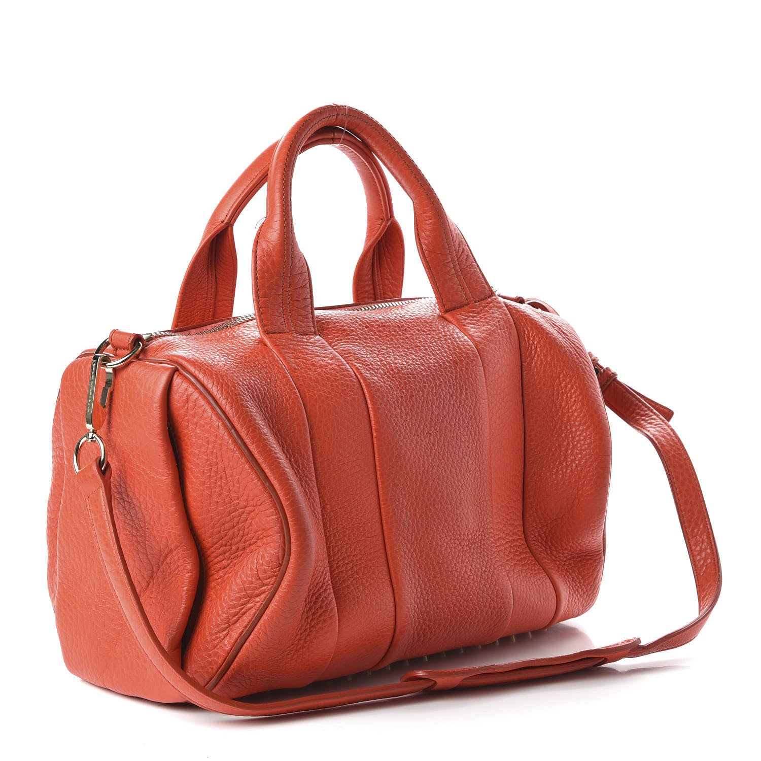 Alexander Wang Pebbled Lambskin Rockie Tang Pale Gold Hardware 3 of 11