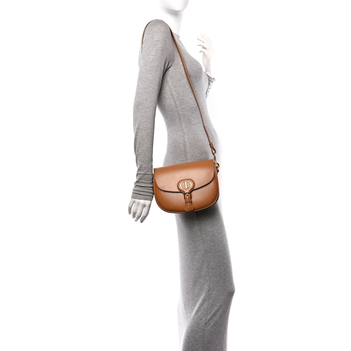 Box Calfskin Medium Bobby Flap Camel