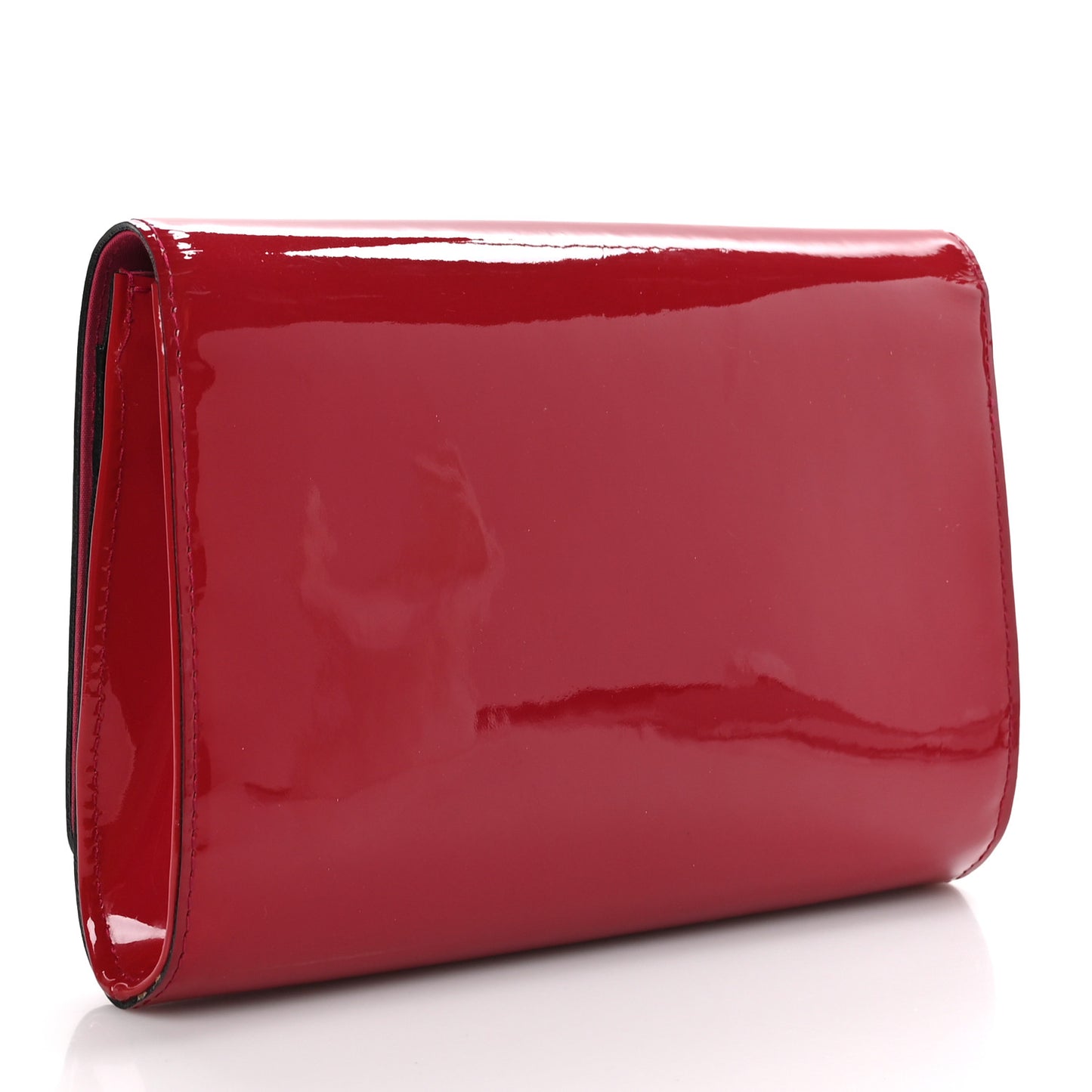 Patent Louise Clutch Rose Indien
