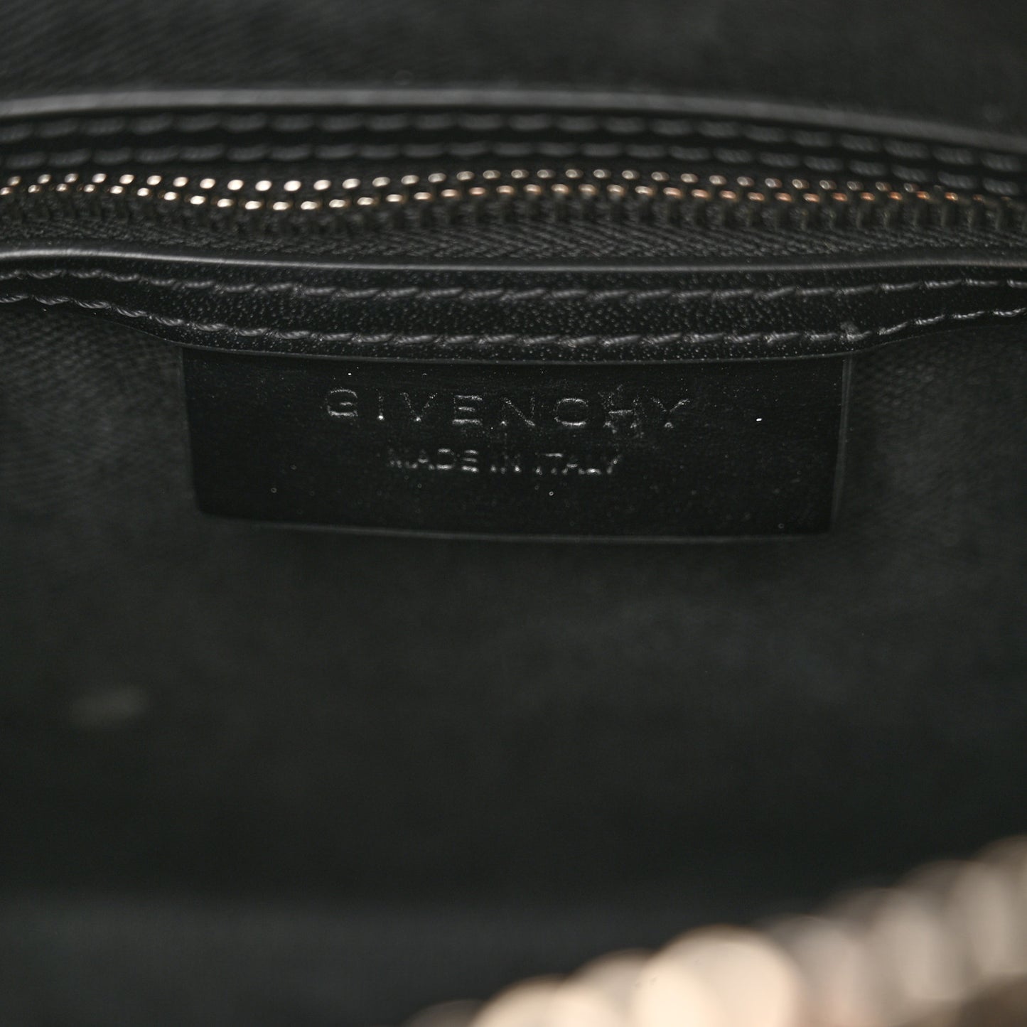 Shiny Lord Calfskin Mini Antigona Black