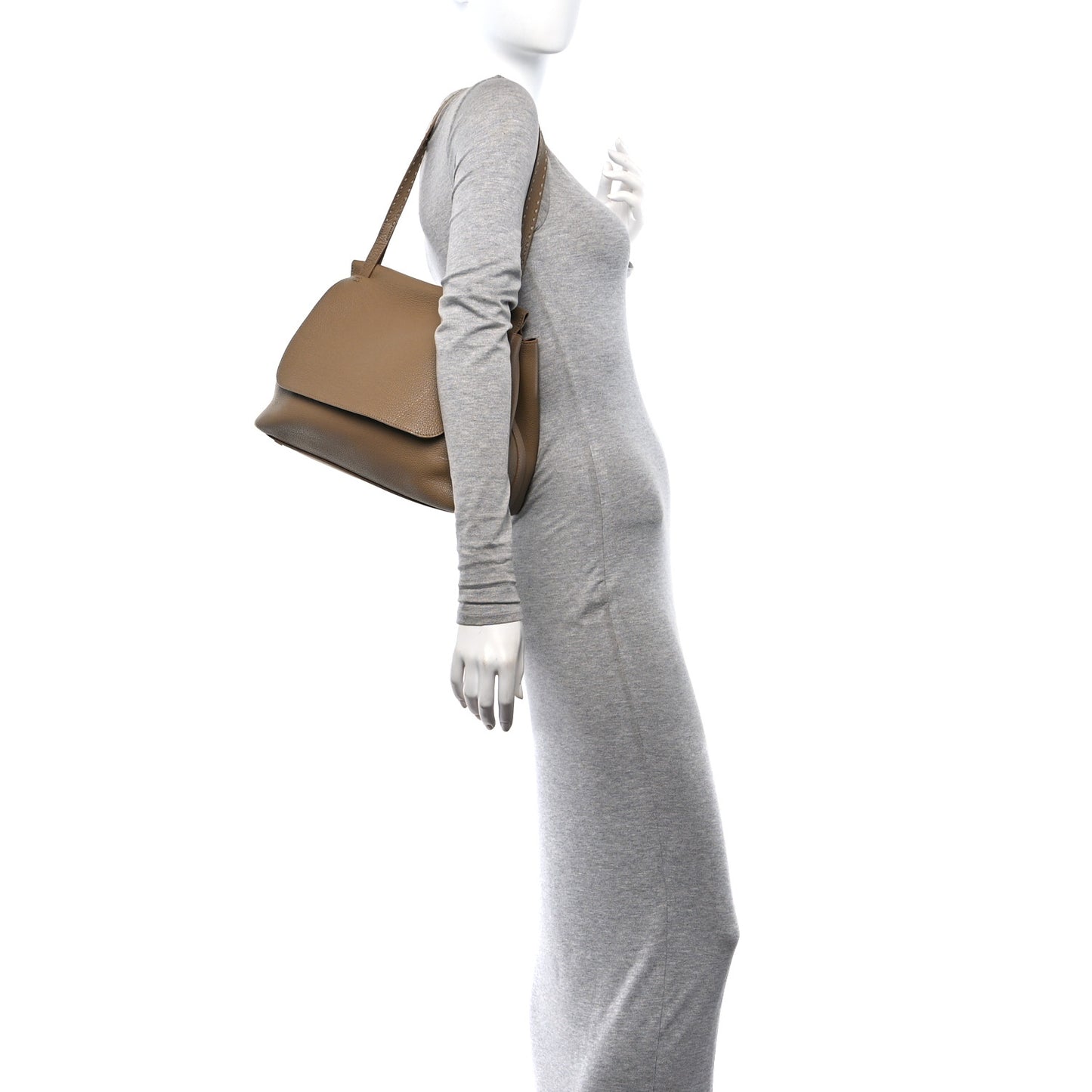 Grained Calfskin Sidekick Khaki