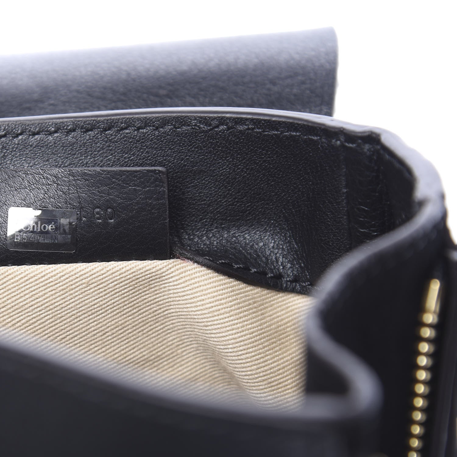 Chloe Suede Calfskin Mini Faye Backpack Black 6 of 10