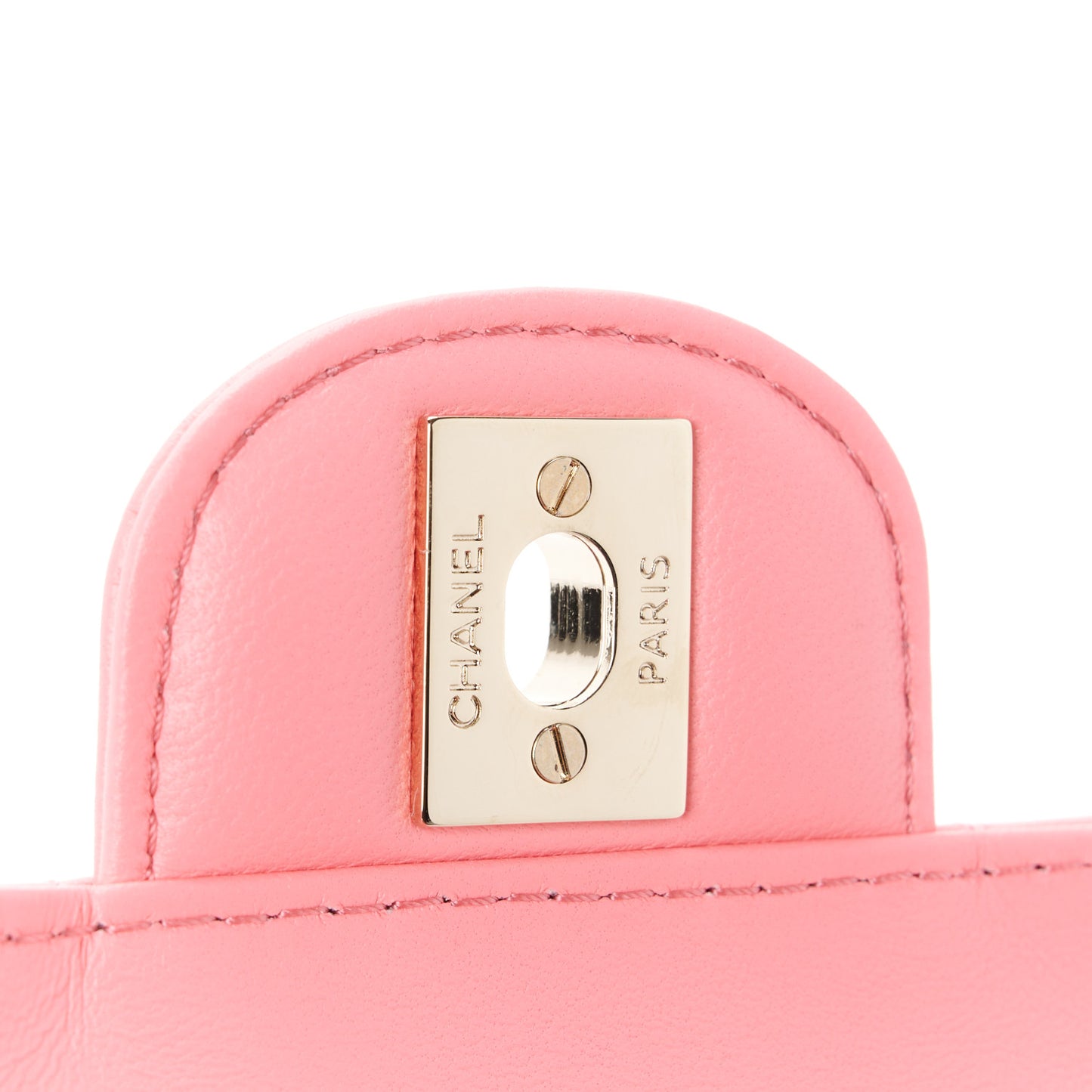 Lambskin Quilted CC In Love Heart Bag Pink