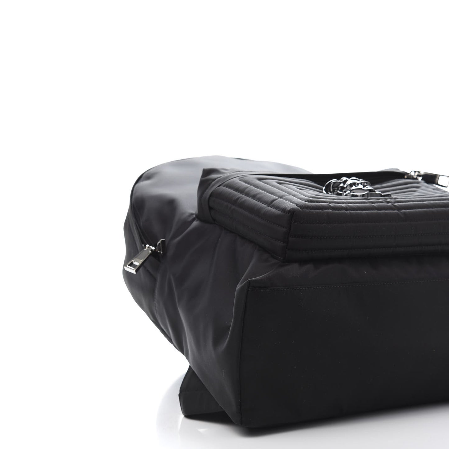Nylon Palazzo Medusa Backpack Black