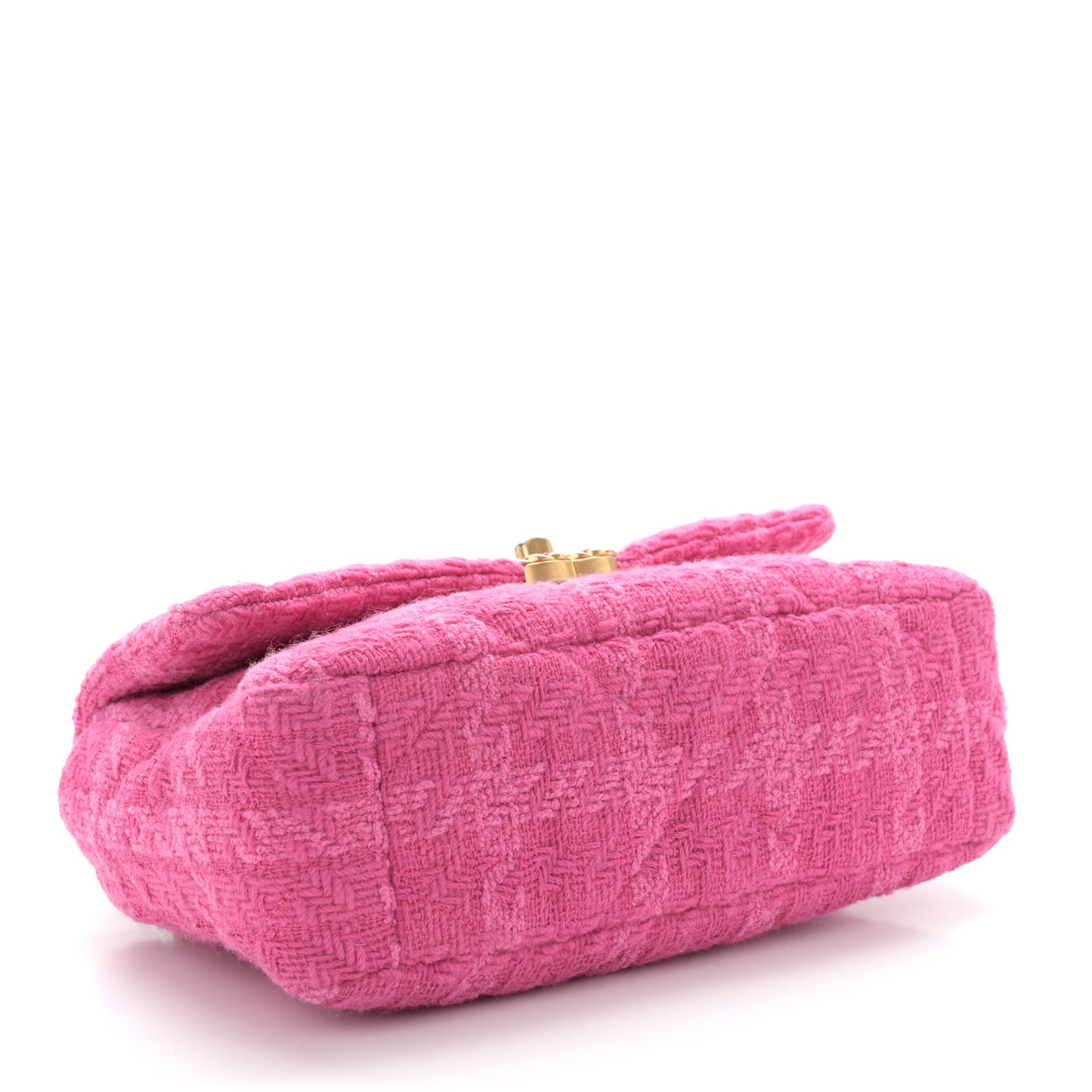 Tweed Quilted Medium Chanel 19 Flap Pink