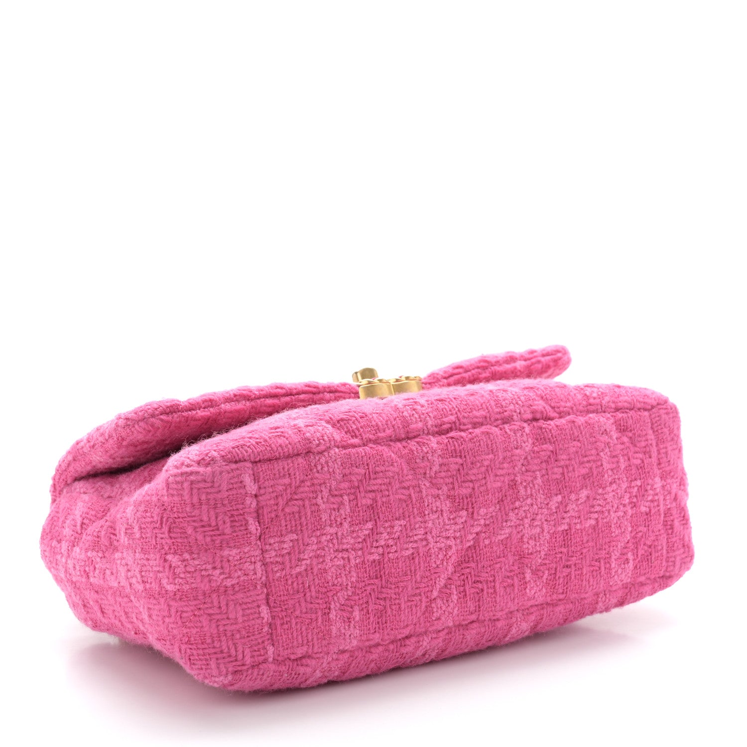Chanel Tweed Quilted Medium Chanel 19 Flap Pink 4 of 10