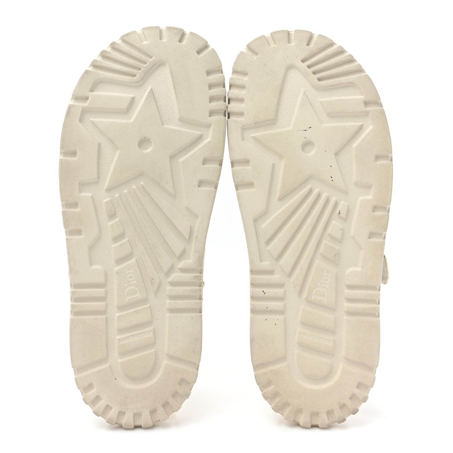 Technical Fabric Jacquard Dioract Sandals 40 White Gold