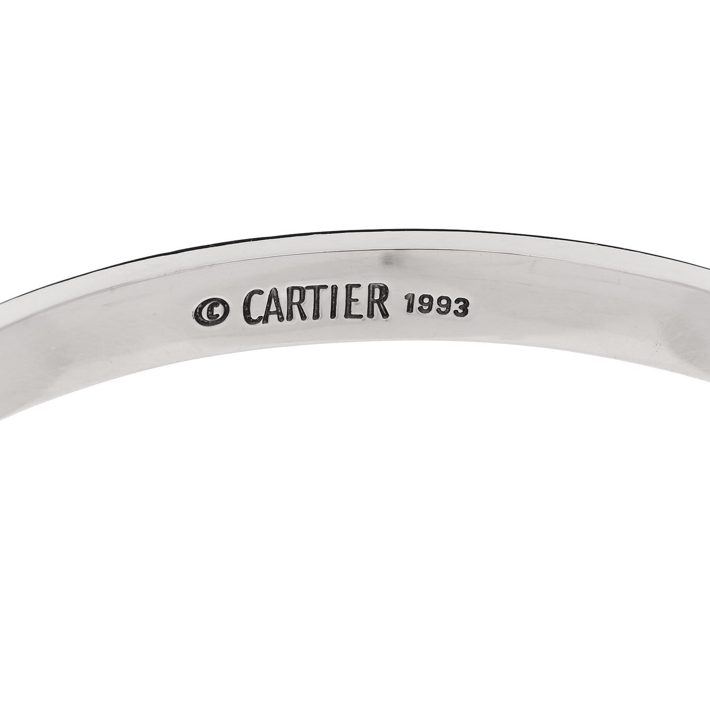 18K White Gold LOVE Bracelet 18
