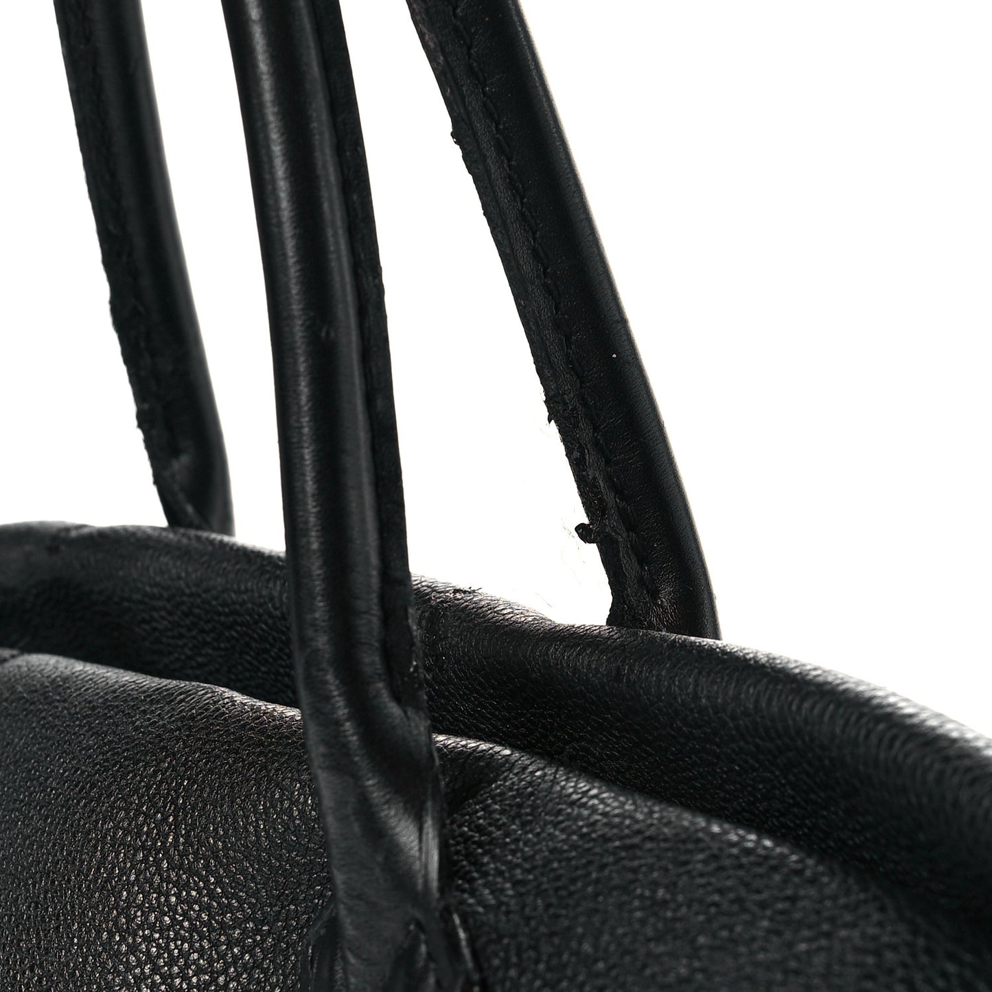 Cuir Orfevre Veau Cachemire Tote W GM Black