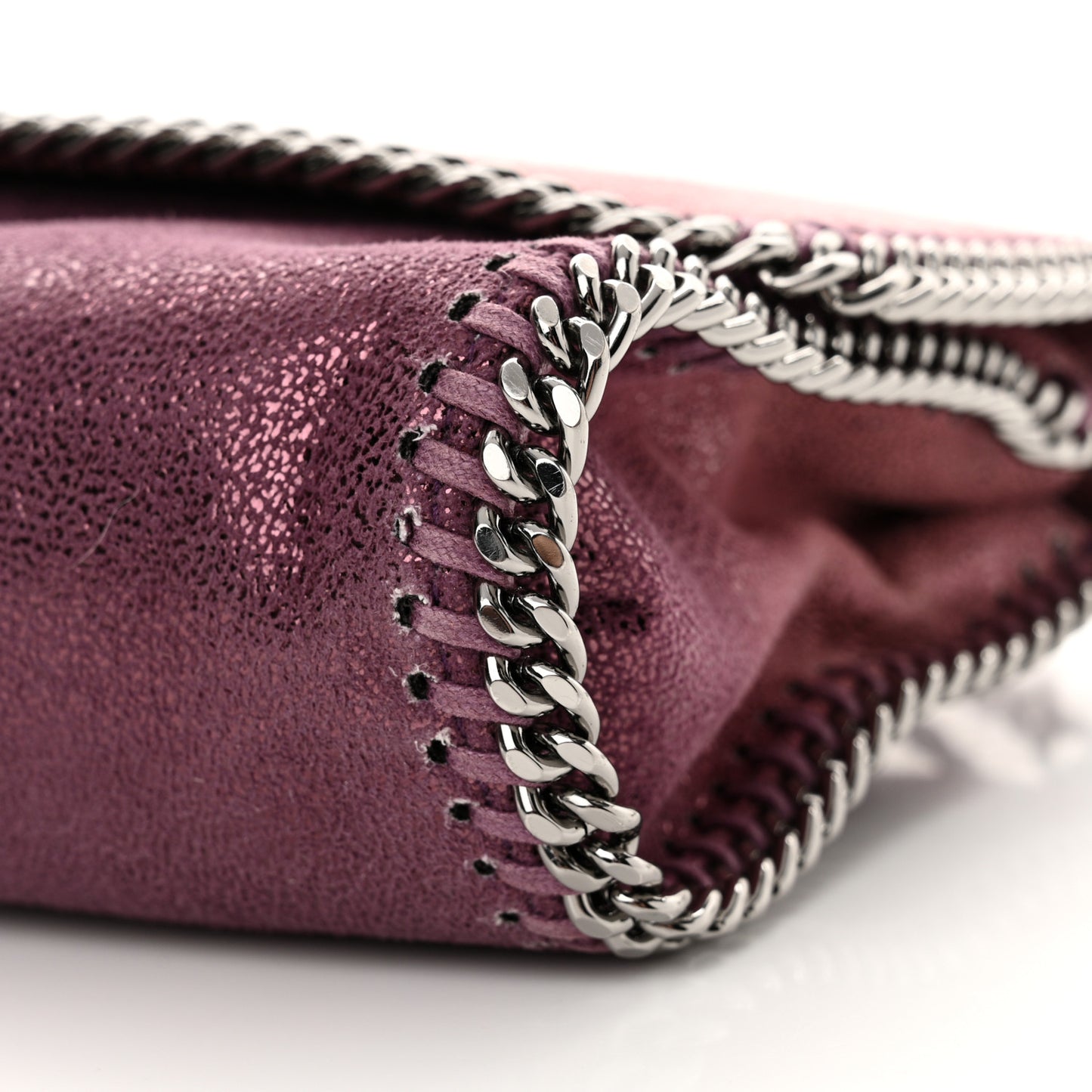Shaggy Deer Ombre Falabella Messenger Purple Burgundy