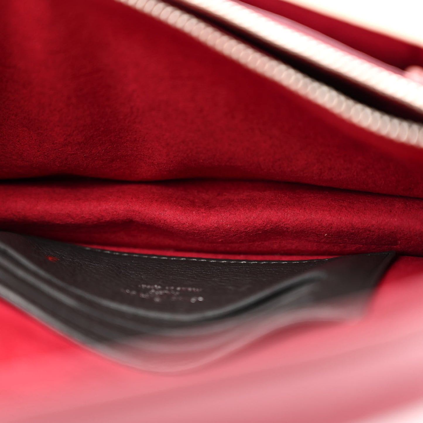 Calfskin My Lockme Chain Pochette Lie De Vin Etain Creme