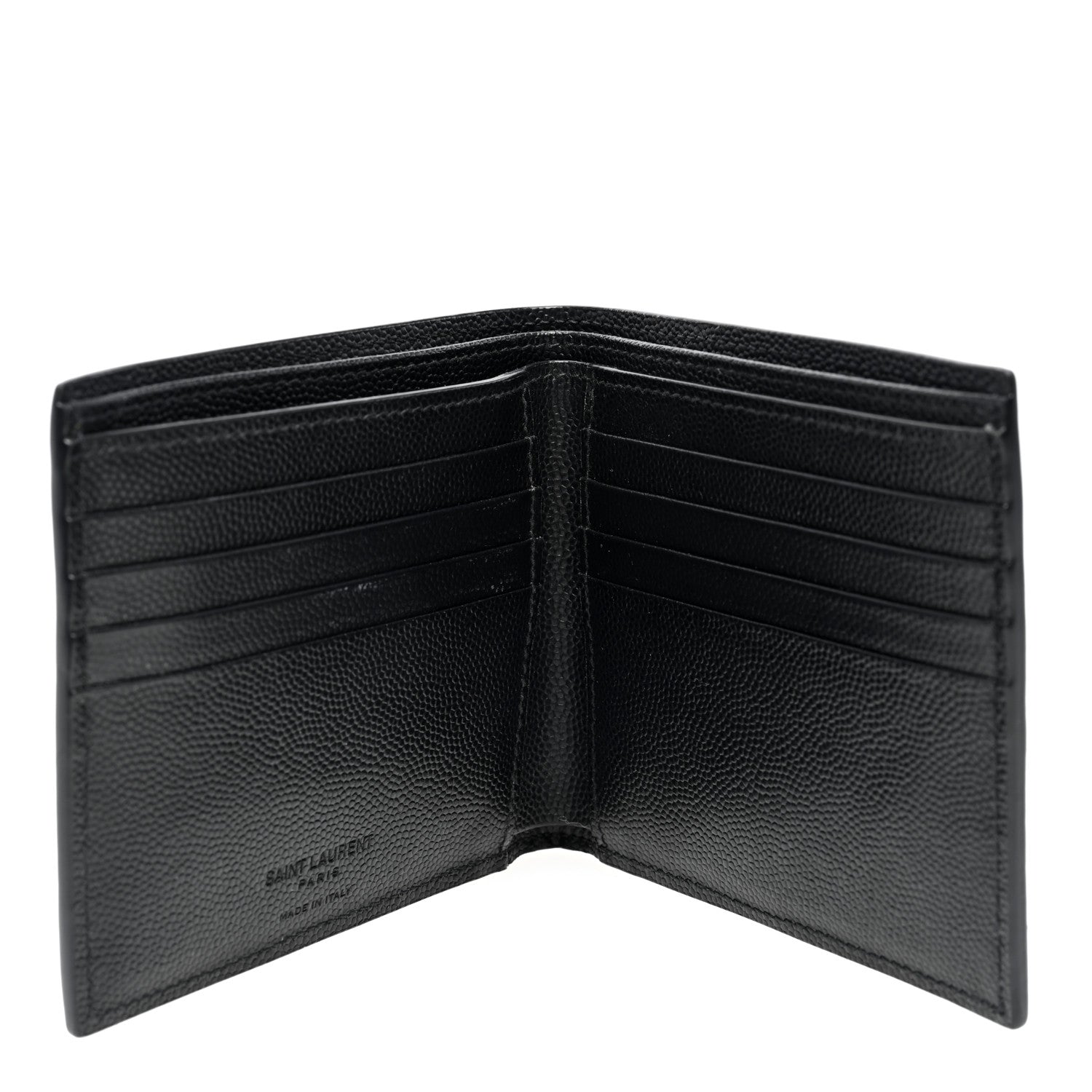 Saint Laurent Grain De Poudre Paris East West Wallet Black 6 of 6