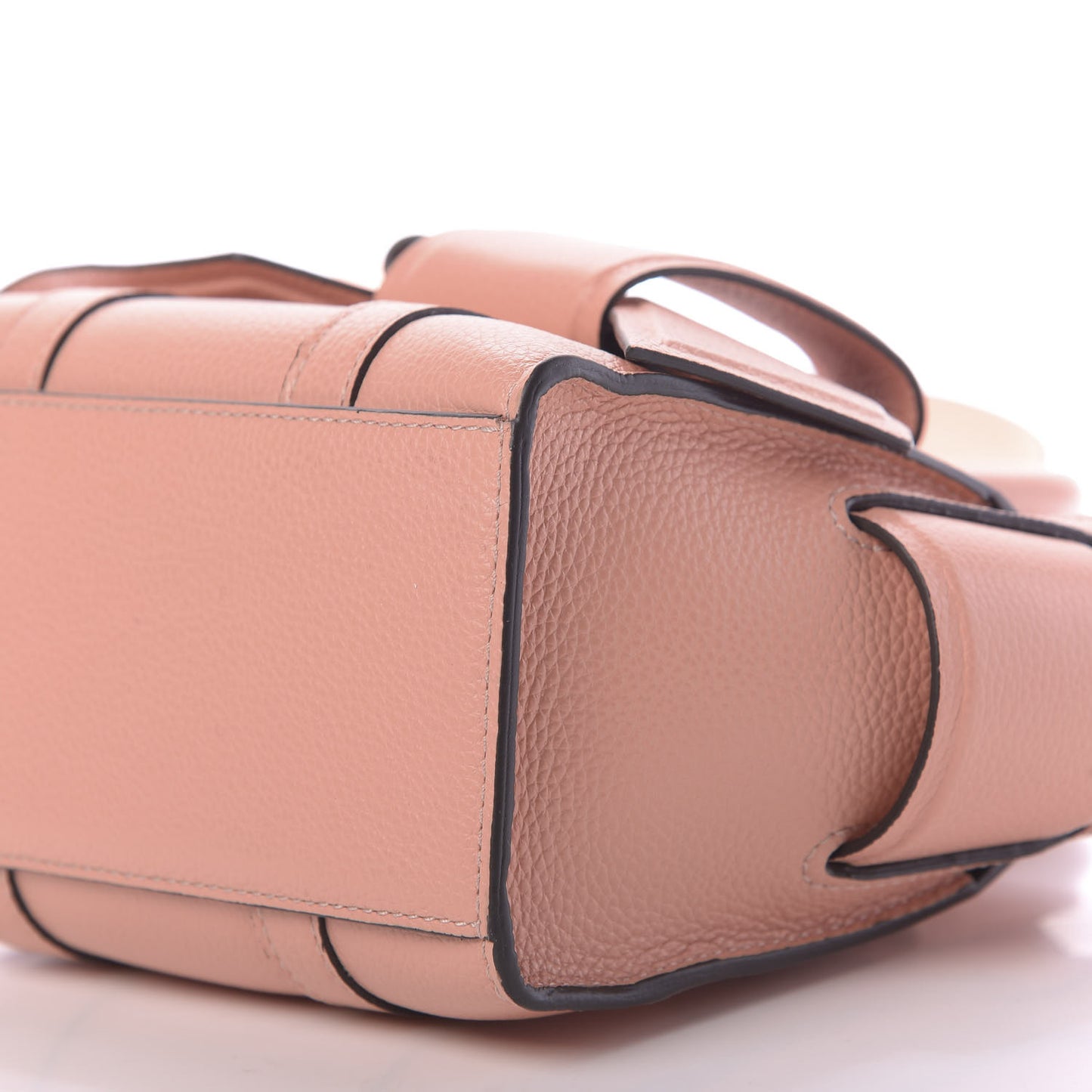 x ACNE STUDIOS Grained Calfskin Musubi Bayswater Satchel Pink