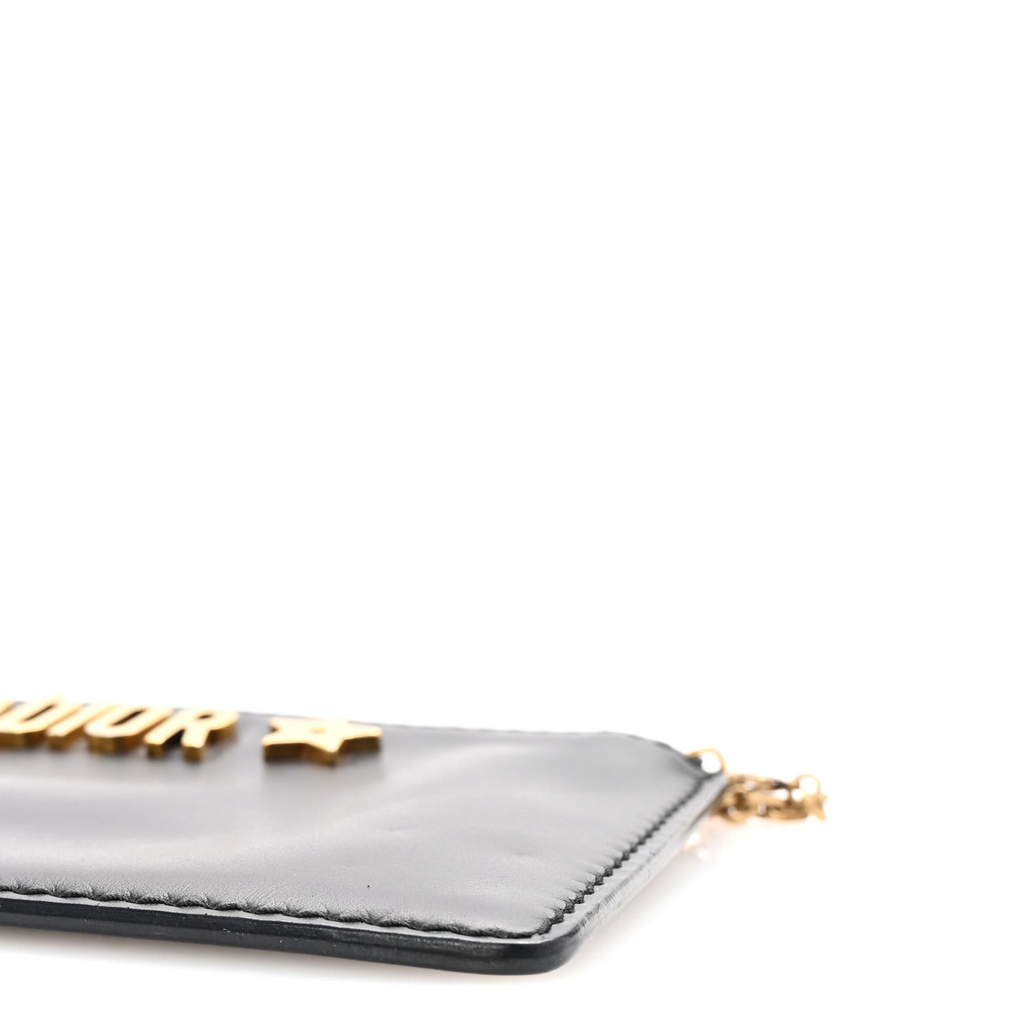 Calfskin J'adior Croisiere Chain Pouch Black