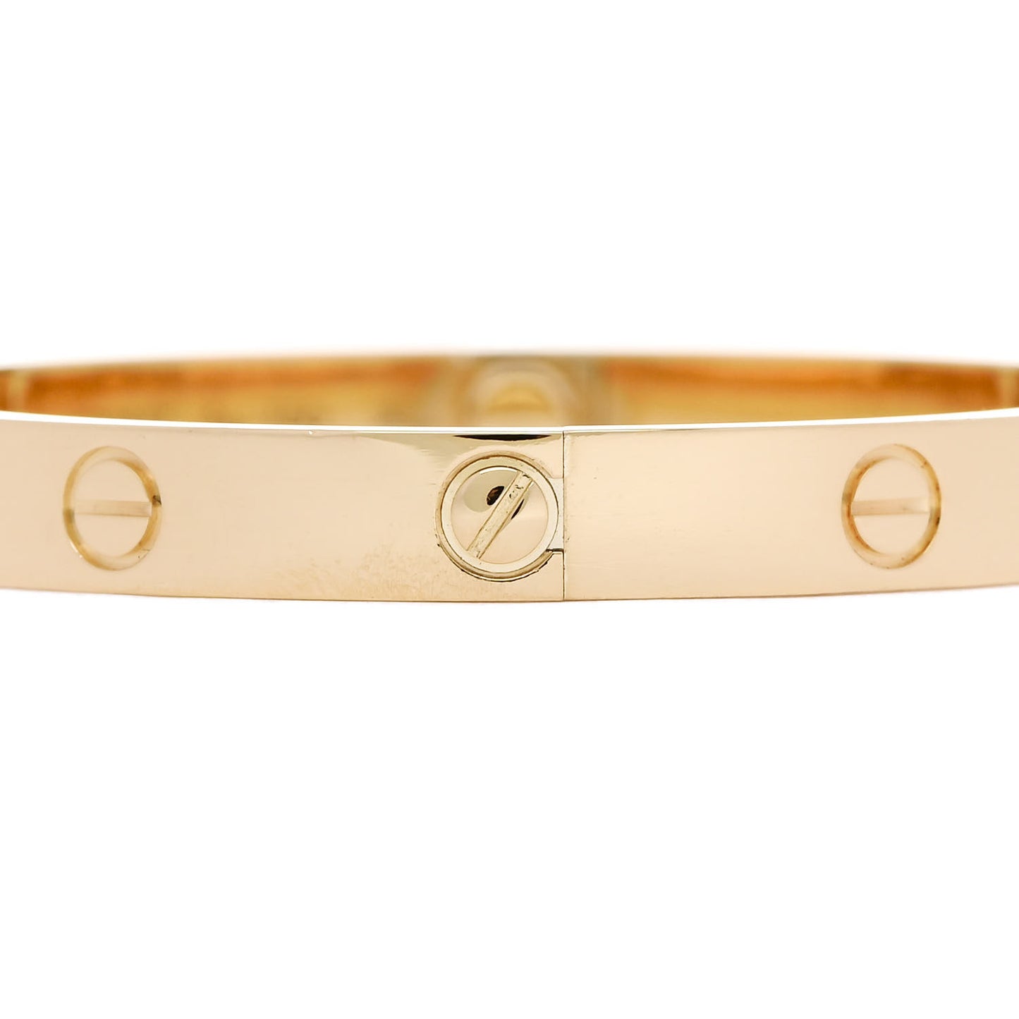 18K Yellow Gold LOVE Bracelet 17