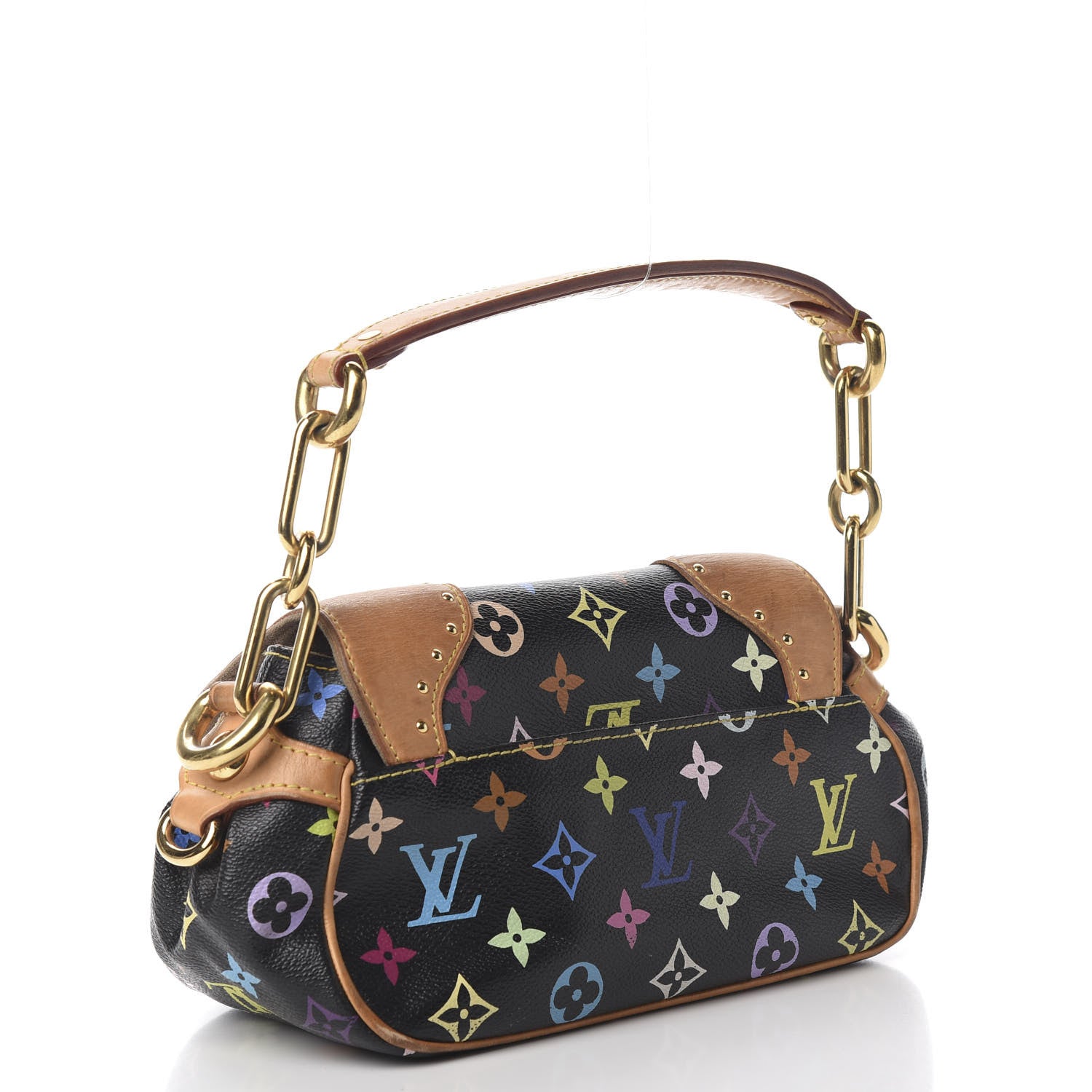 Louis Vuitton Monogram Multicolor Marilyn Black 2 of 9