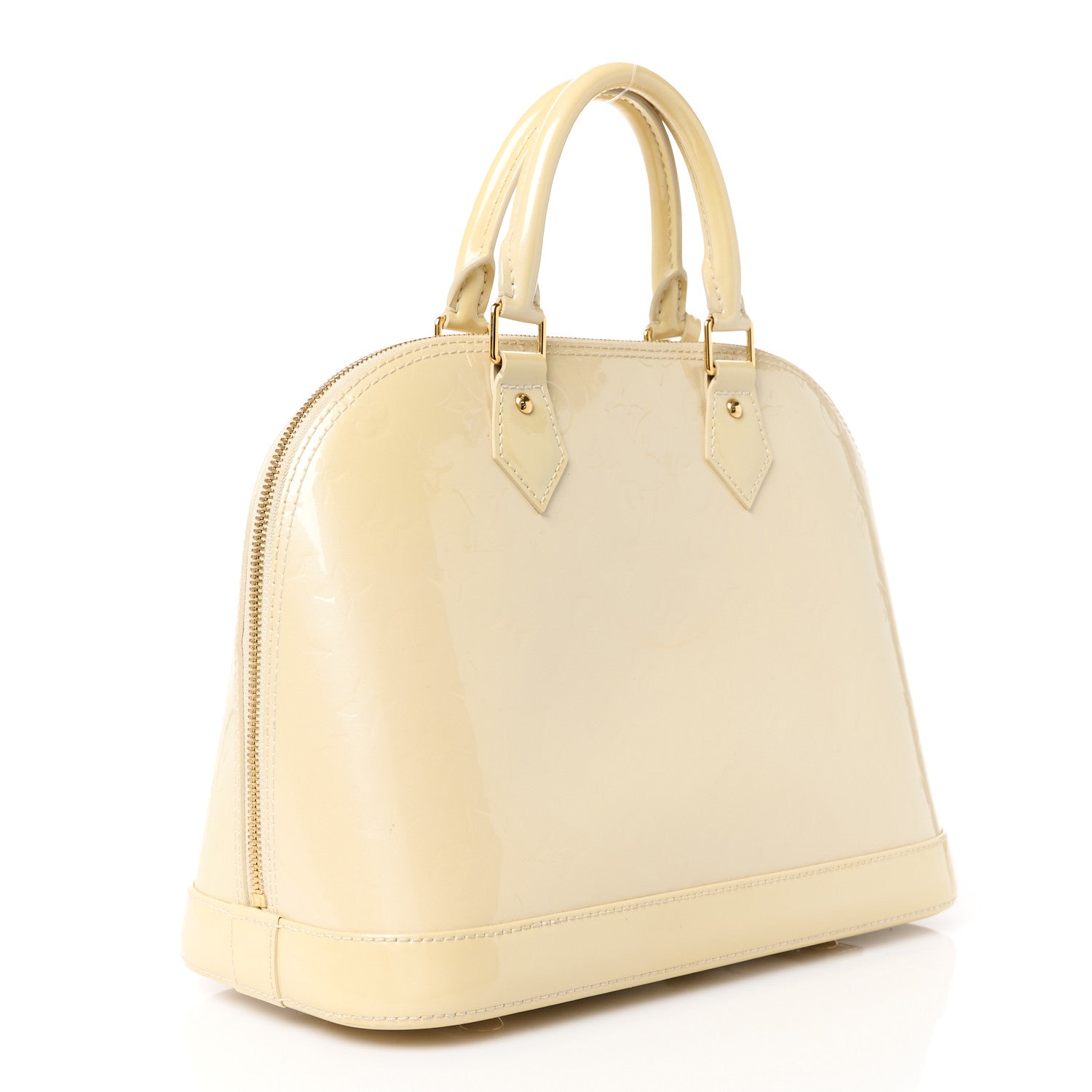 Louis Vuitton Vernis Alma PM Blanc Corail 3 of 13