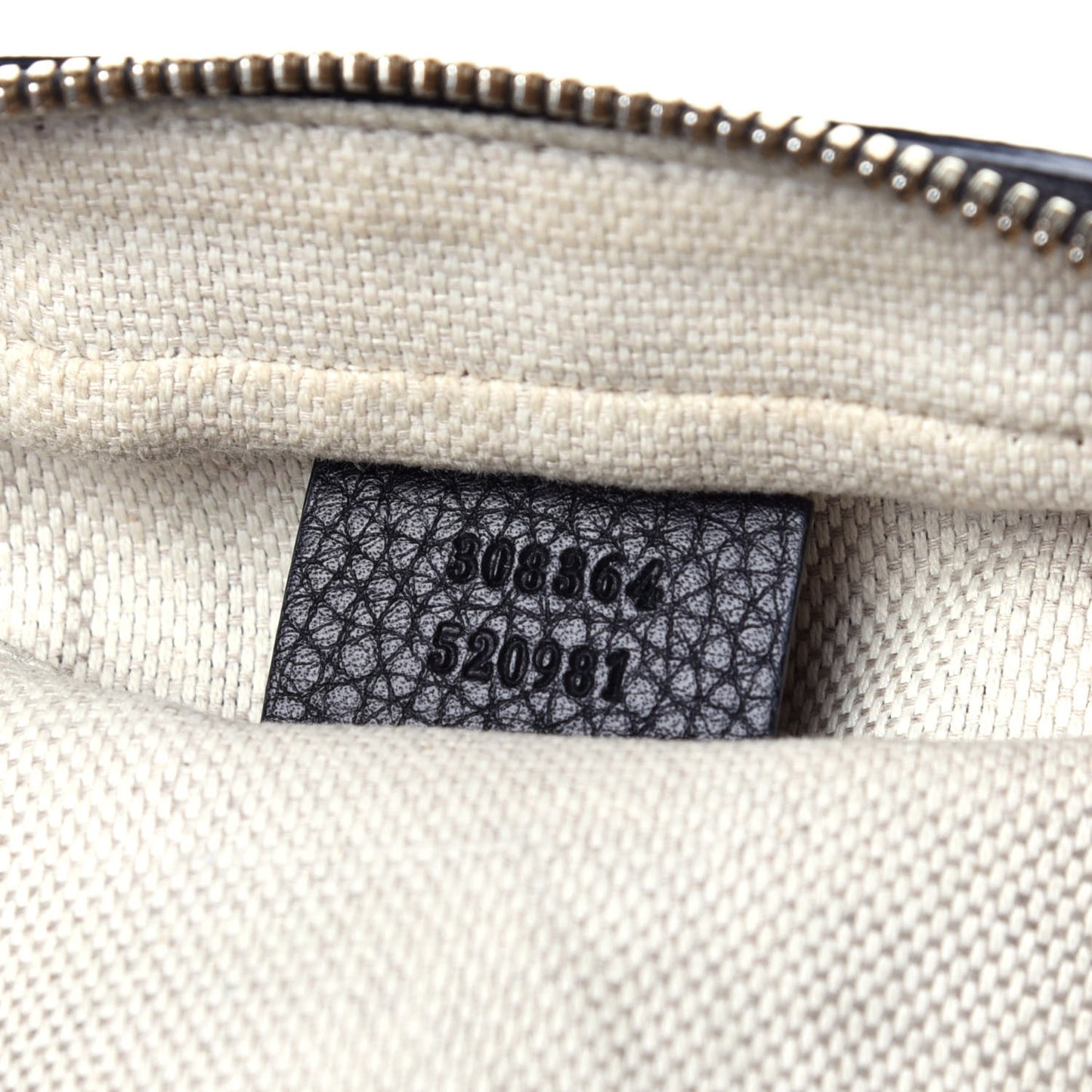 Pebbled Calfskin Small Soho Disco Bag Black