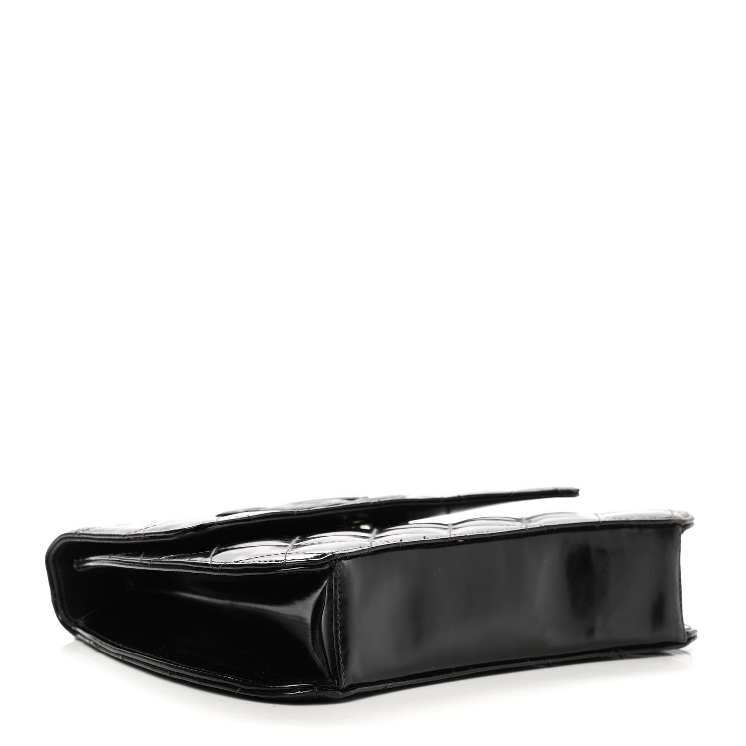 Chanel Glazed Calfskin Quilted Coco ID Chain Bag Black 4 of 15