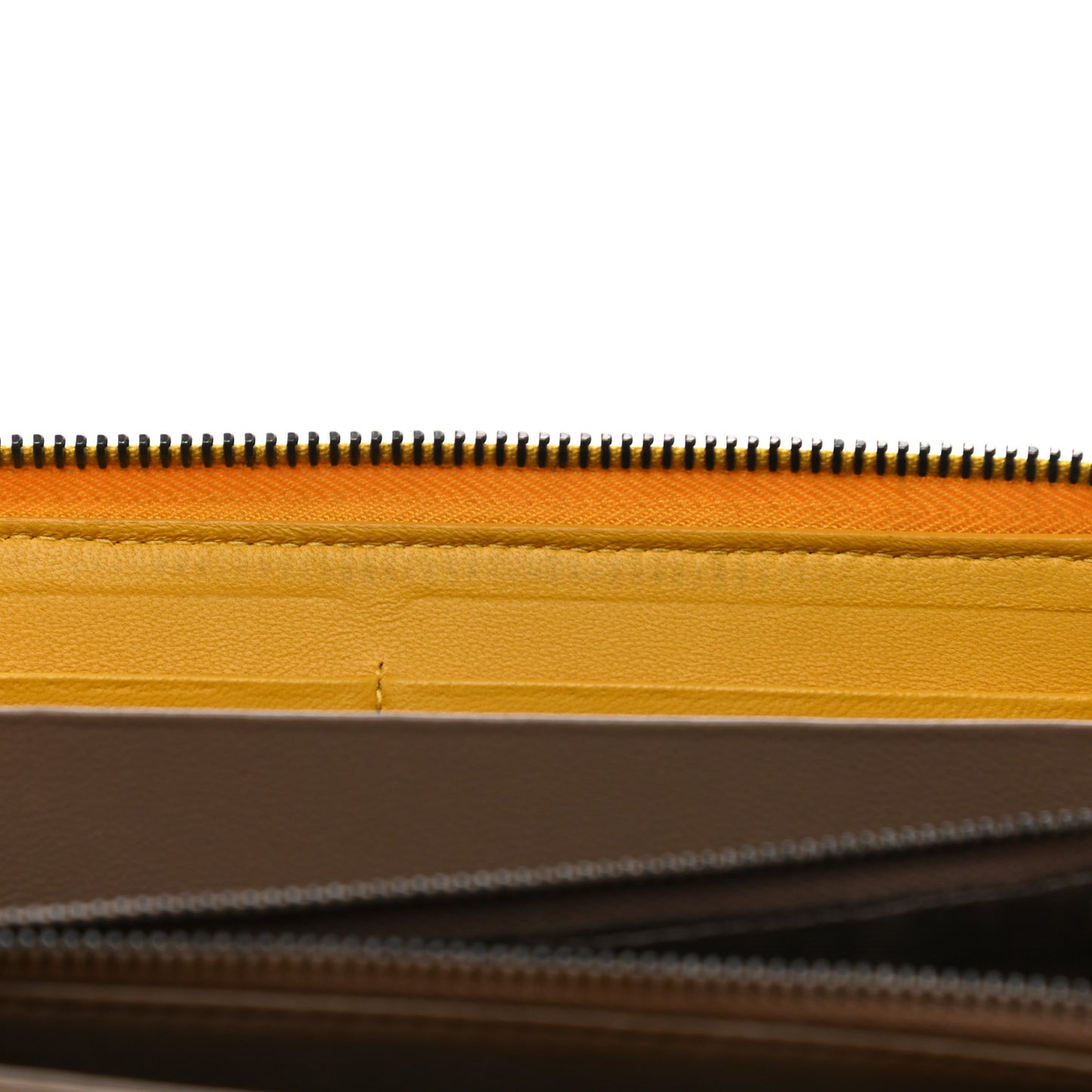 Nappa Intrecciato Zip Around Wallet Sunset