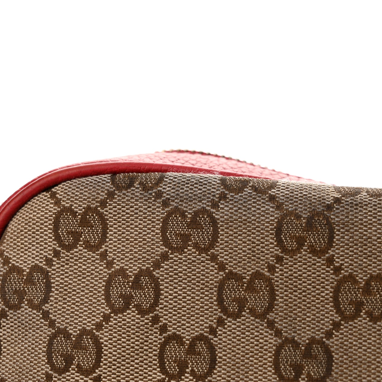 Monogram Mini Bree Messenger Bag Red
