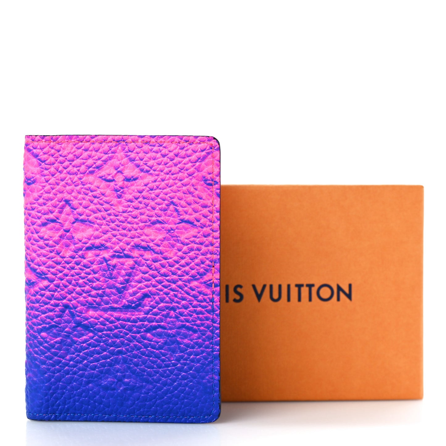 Taurillon Illusion Pocket Organizer Bleu Rose
