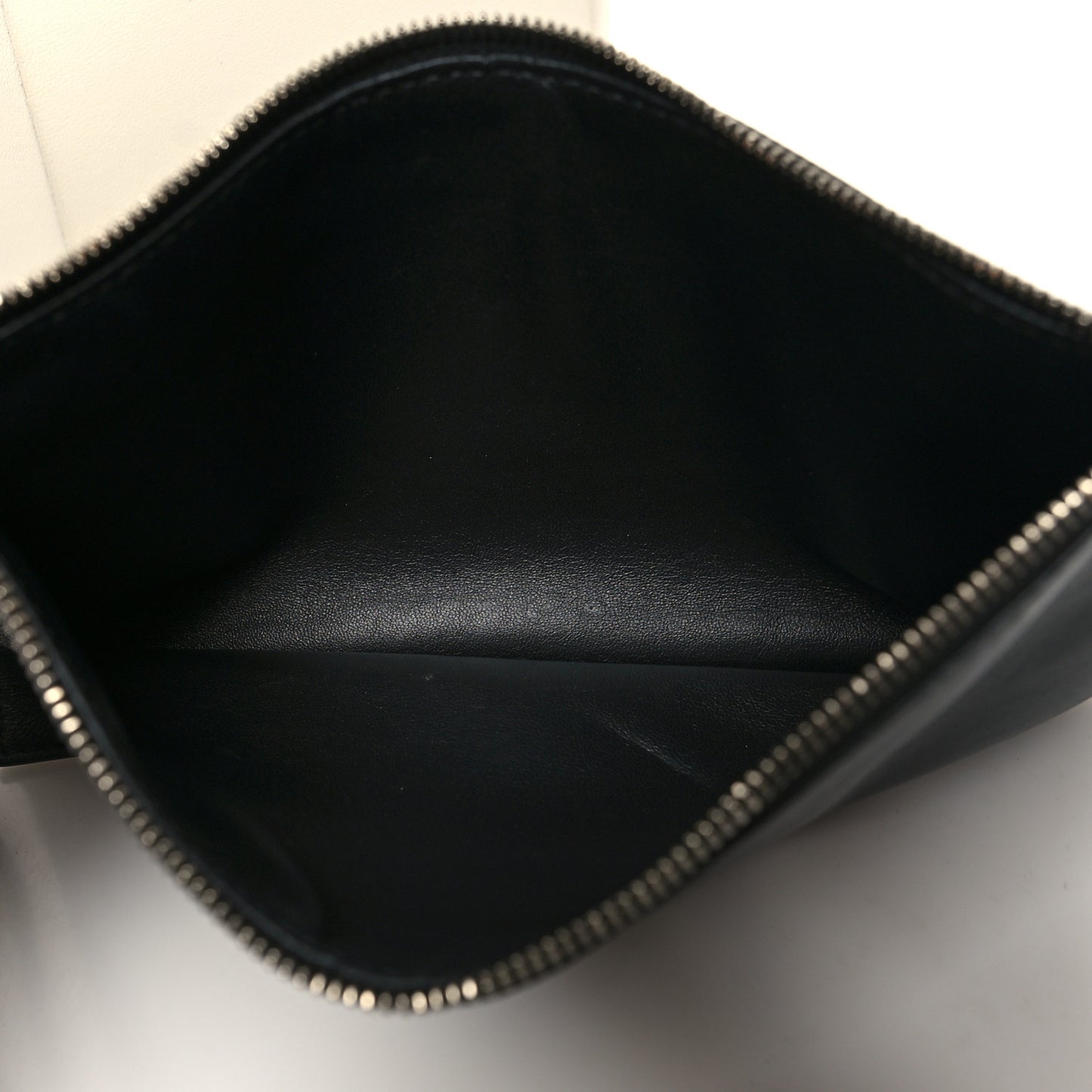 Nappa Maxi Intrecciato Medium Arco Tote White Black