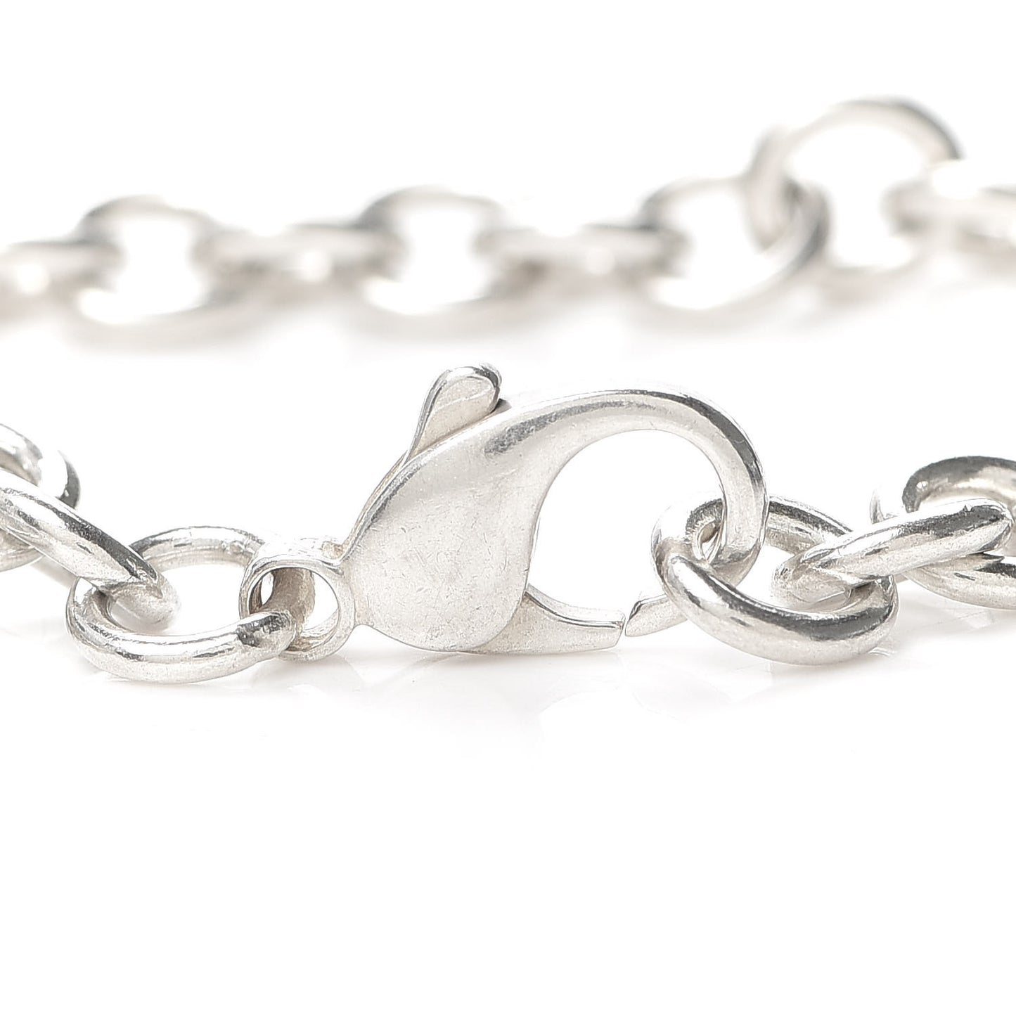 Sterling Silver Notes Round Tag Charm Bracelet