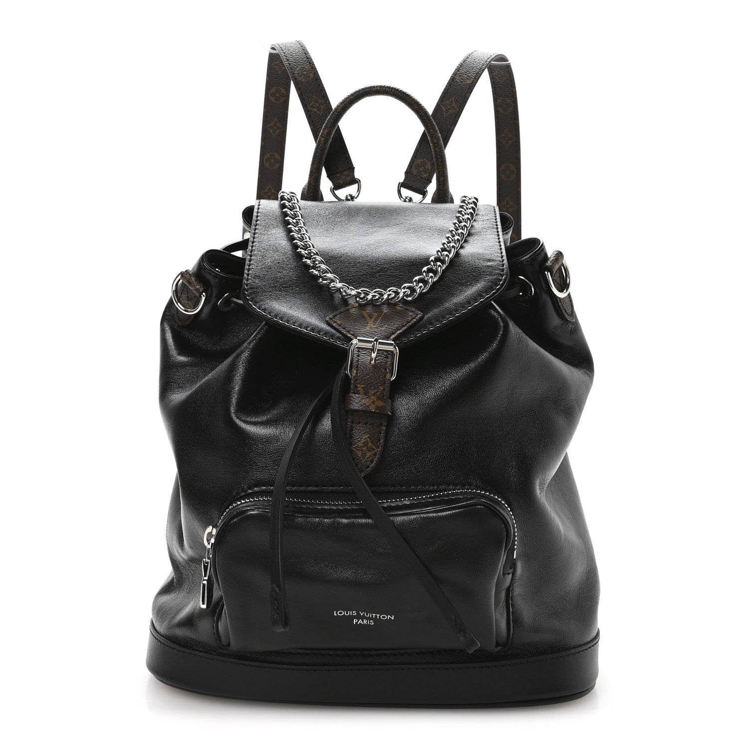 louis vuitton backpack medium LOUIS VUITTON Montsouris Vibe PM Black LV Vibe