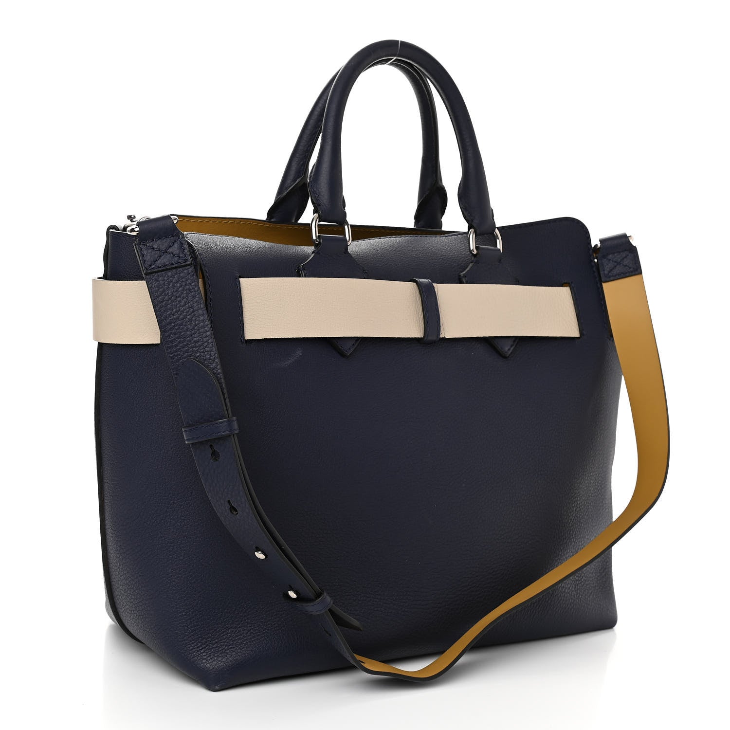 Burberry Marais Calfskin Medium Belt Bag Regency Blue 3 of 15