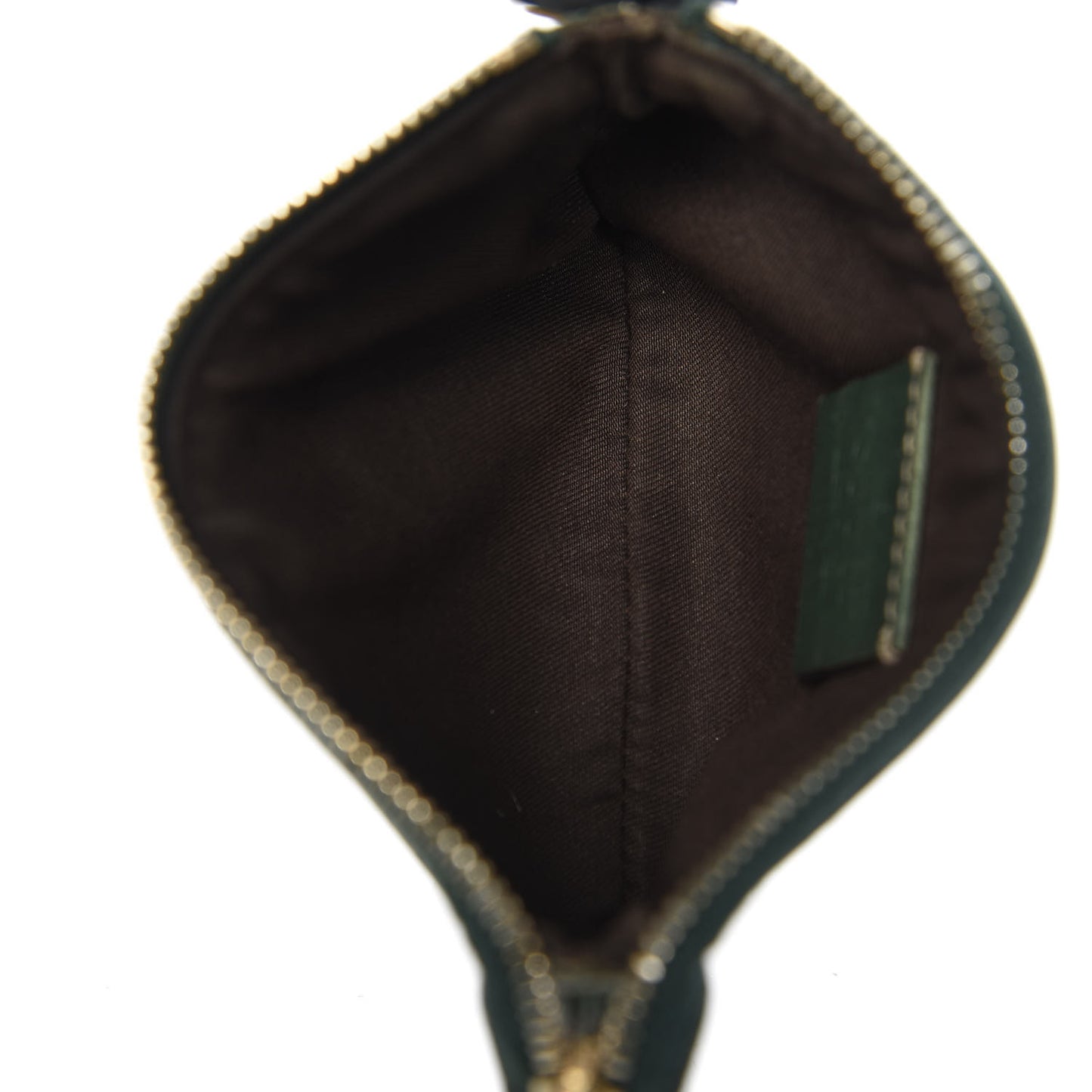 Monogram Small Zip Pouch Green