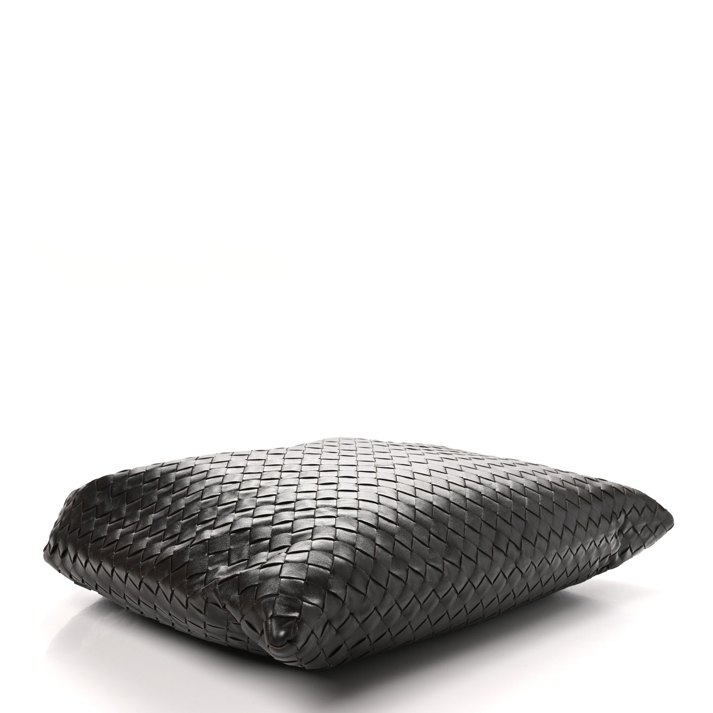 Calfskin Intrecciato Large Hop Ebano