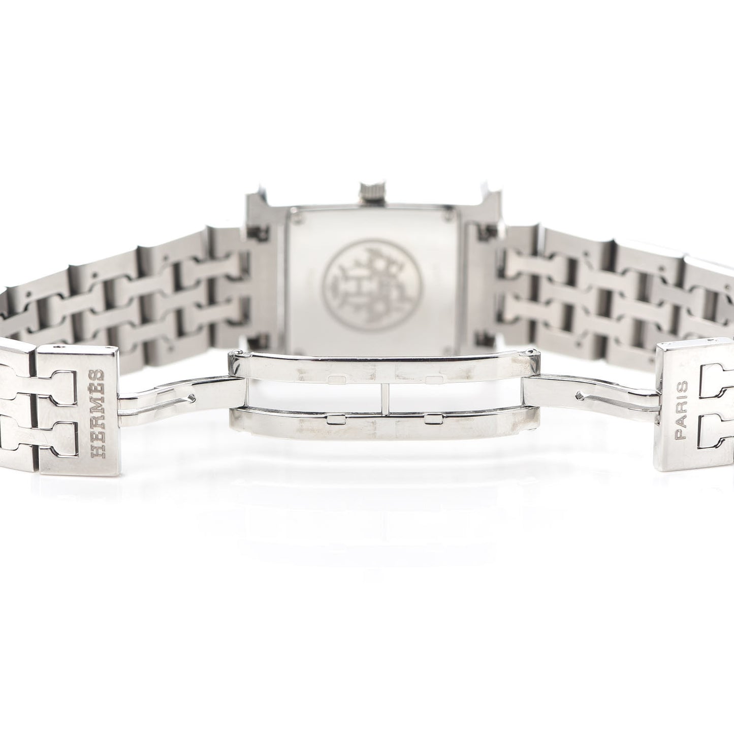 Stainless Steel 21mm Heure H Hour Quartz Watch Black