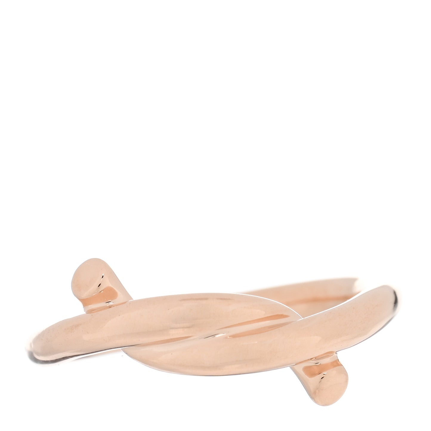 18K Pink Gold Entrelaces Ring 50 5.25