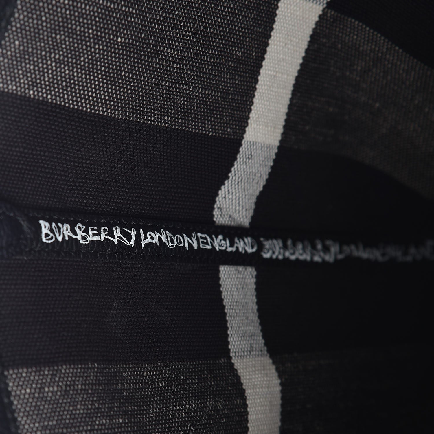 Burberry Coated Canvas Medium Reversible Doodle Tote Black 10 of 15