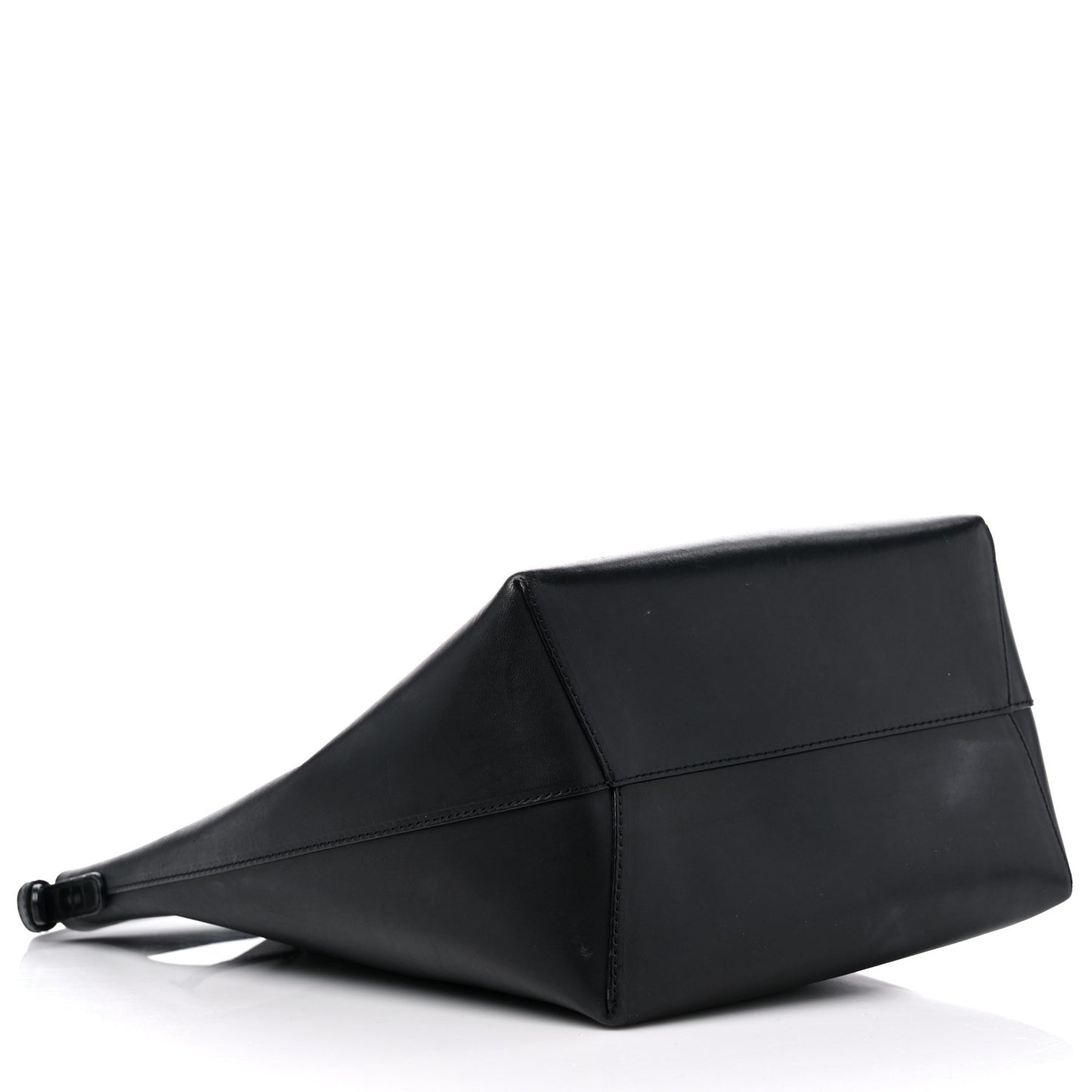 Vegetable Tanned Calfskin Bucket Bag Black Oro