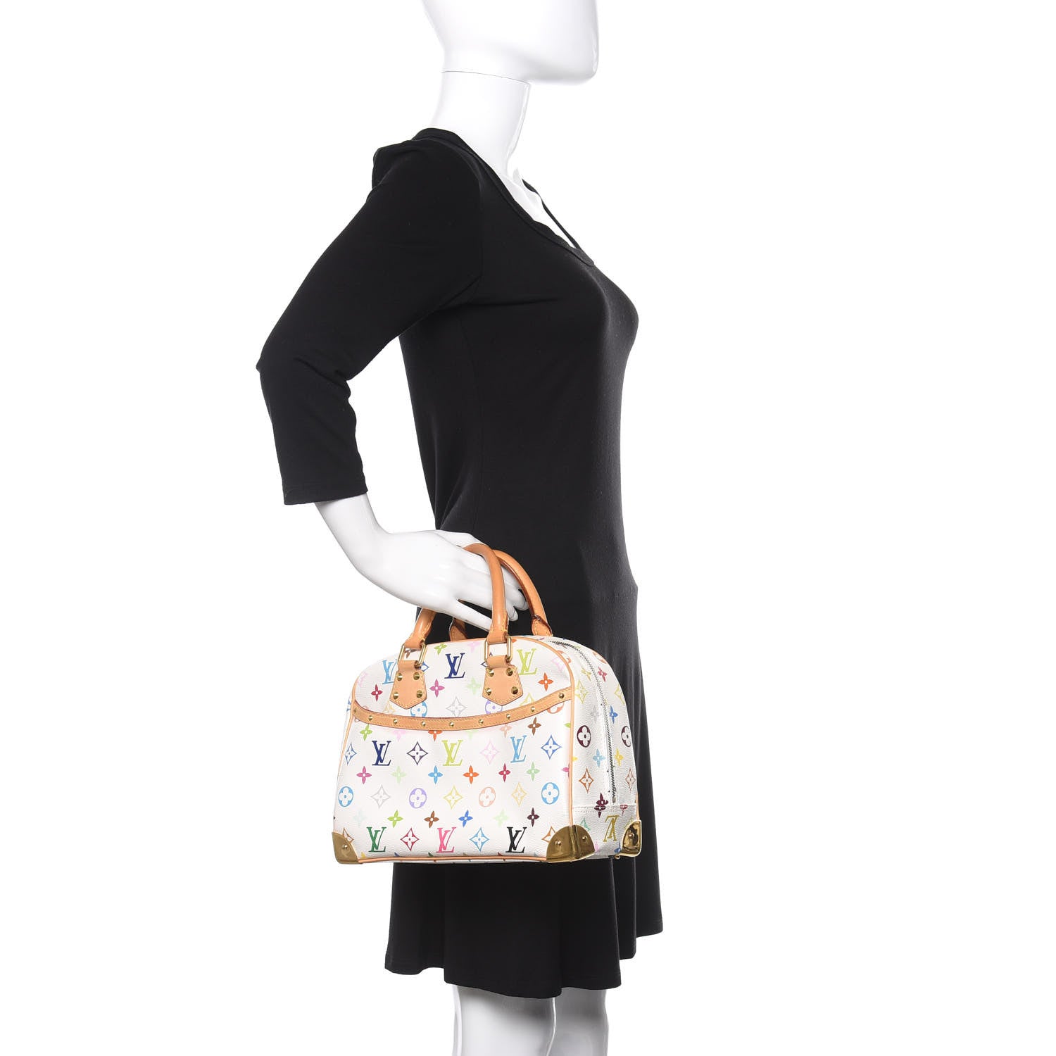 Louis Vuitton Monogram Multicolor Trouville White 2 of 10