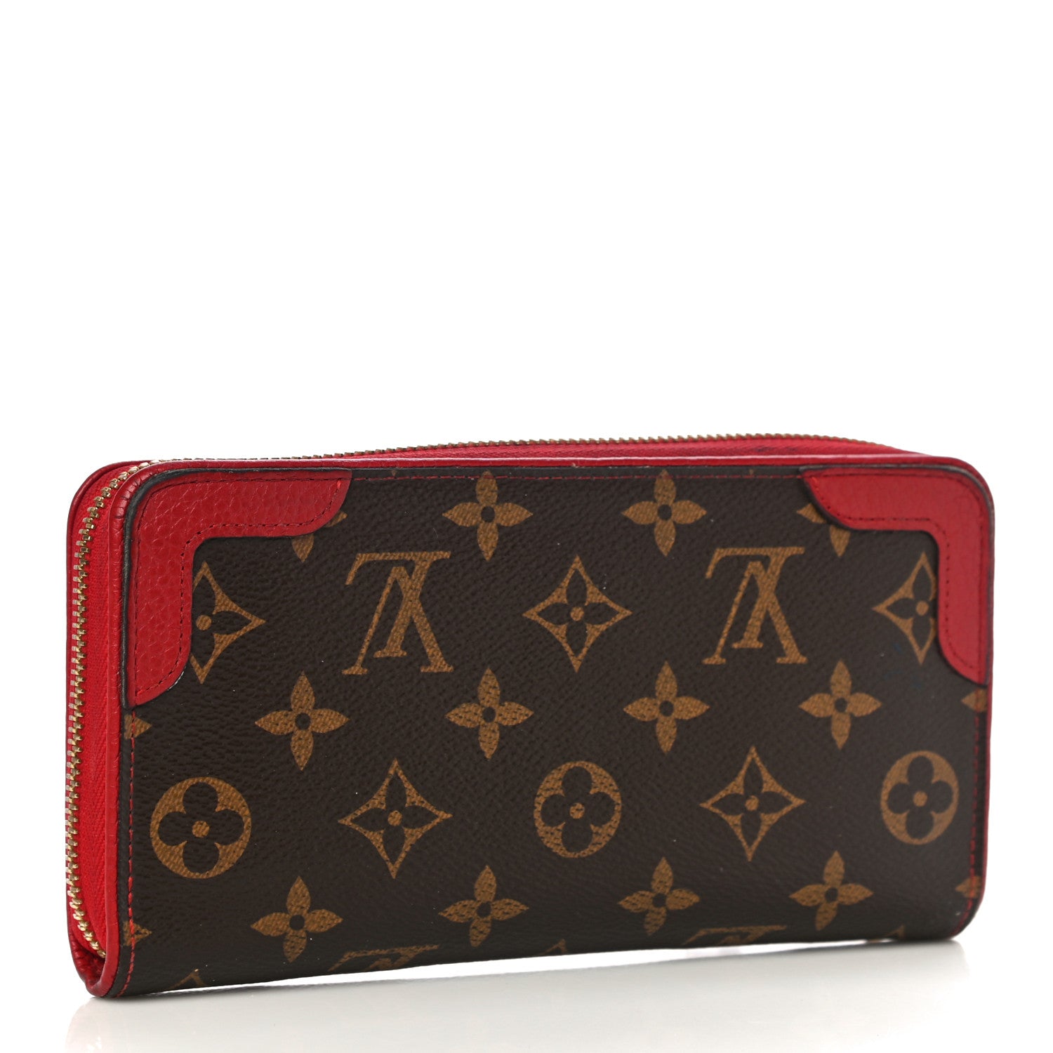 Louis Vuitton Monogram Retiro Zippy Wallet Cherry 3 of 17