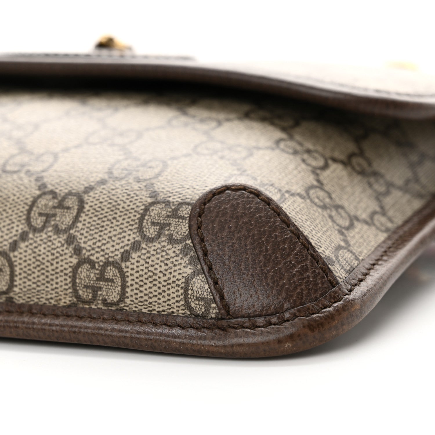 Gucci GG Supreme Monogram Web Small Ophidia Belt Bag Brown 10 of 17