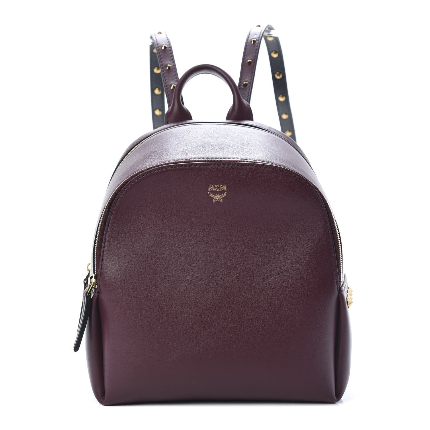 MCM Calfskin Mini Duchess Polke Studs Backpack Mystic Purple 1 of 14