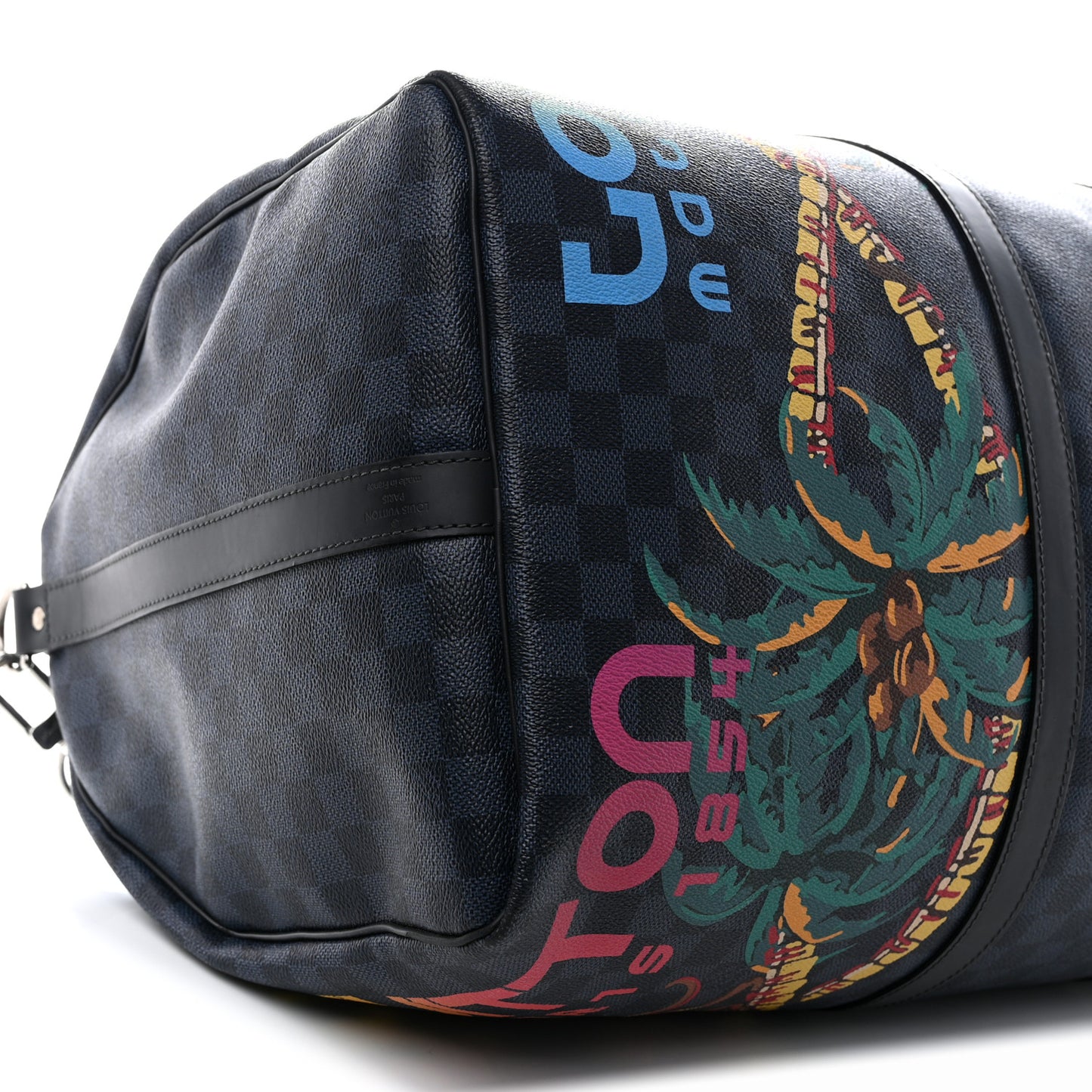 Damier Cobalt Jungle Keepall Bandouliere 55