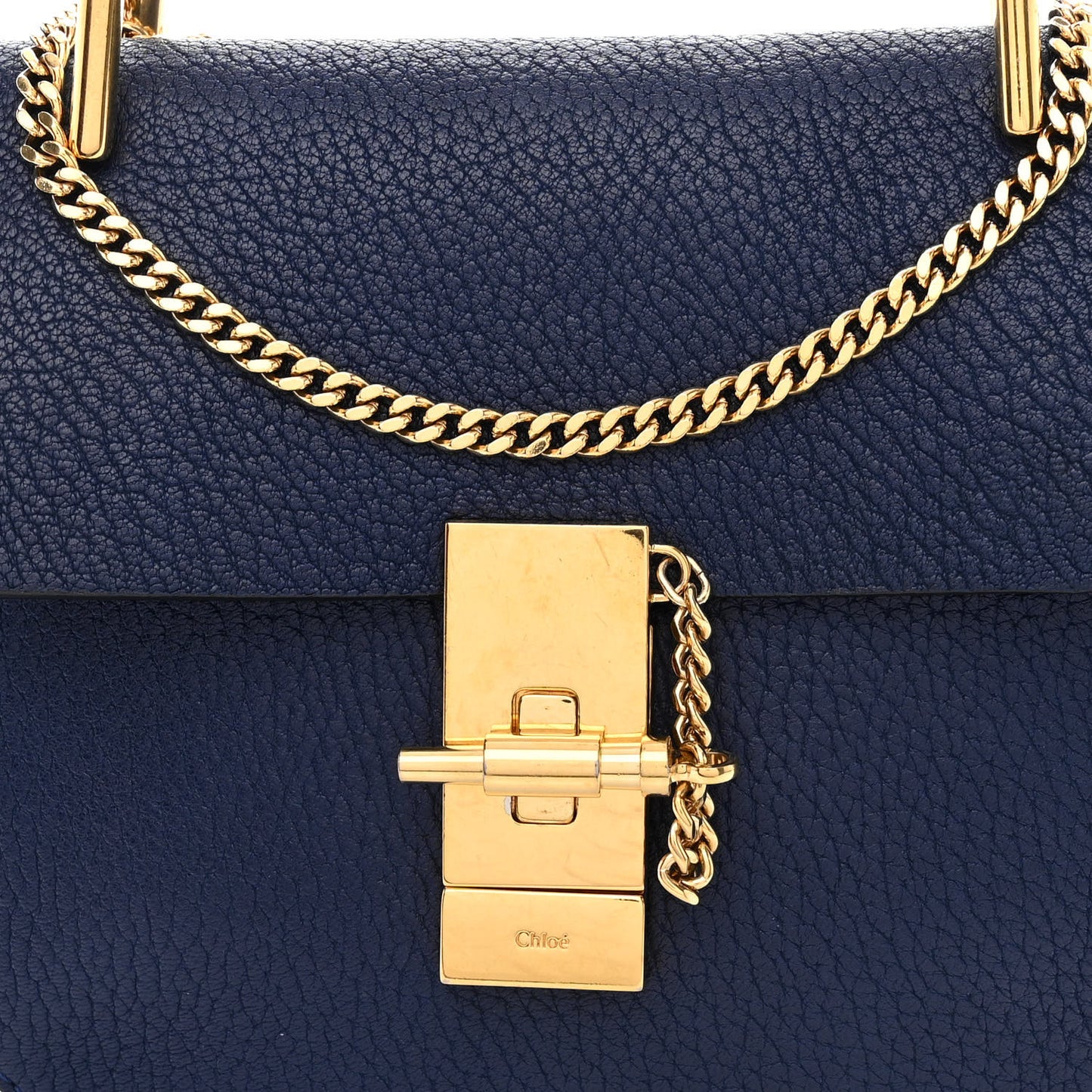 Grained Lambskin Mini Drew Shoulder Bag