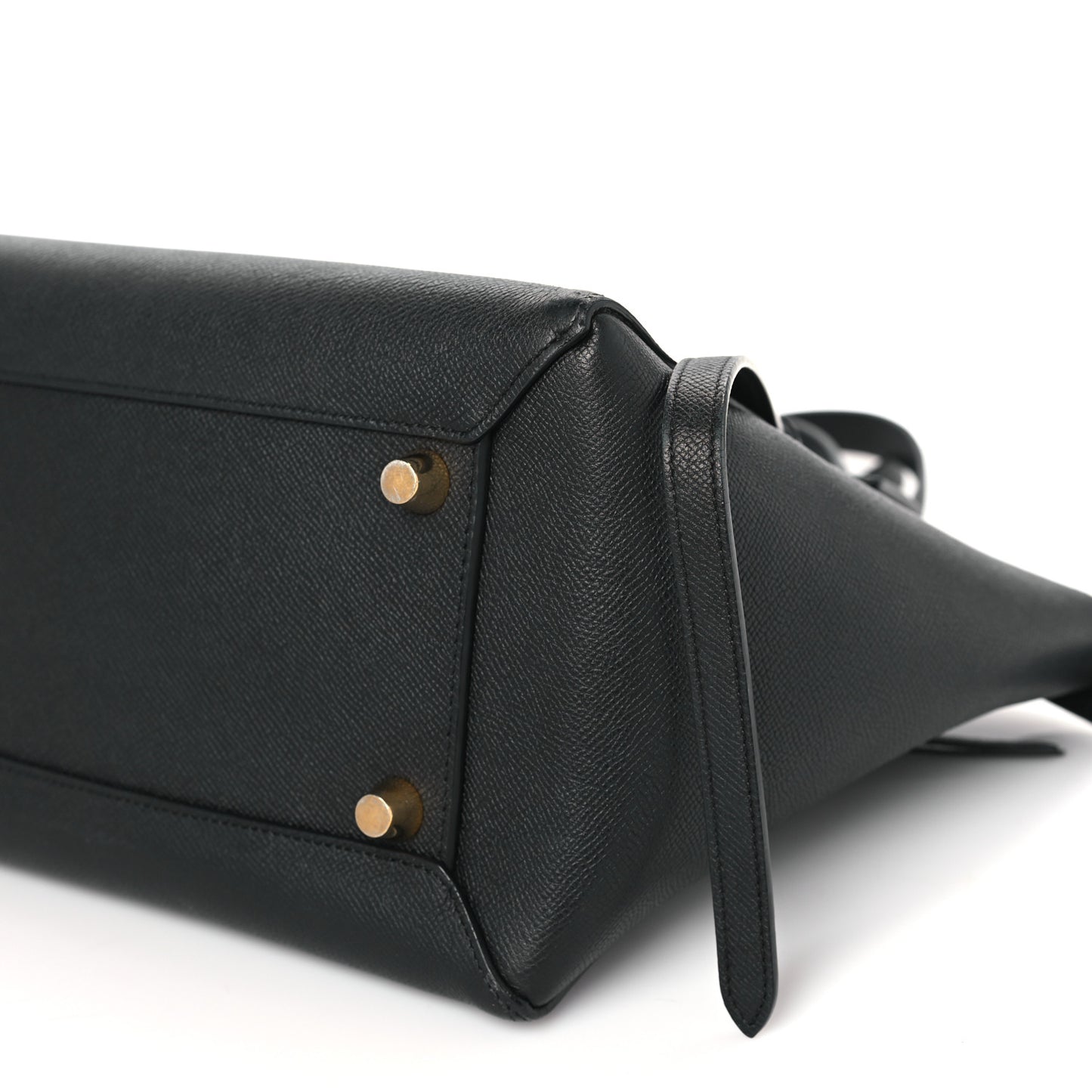 Grained Calfskin Mini Belt Bag Black