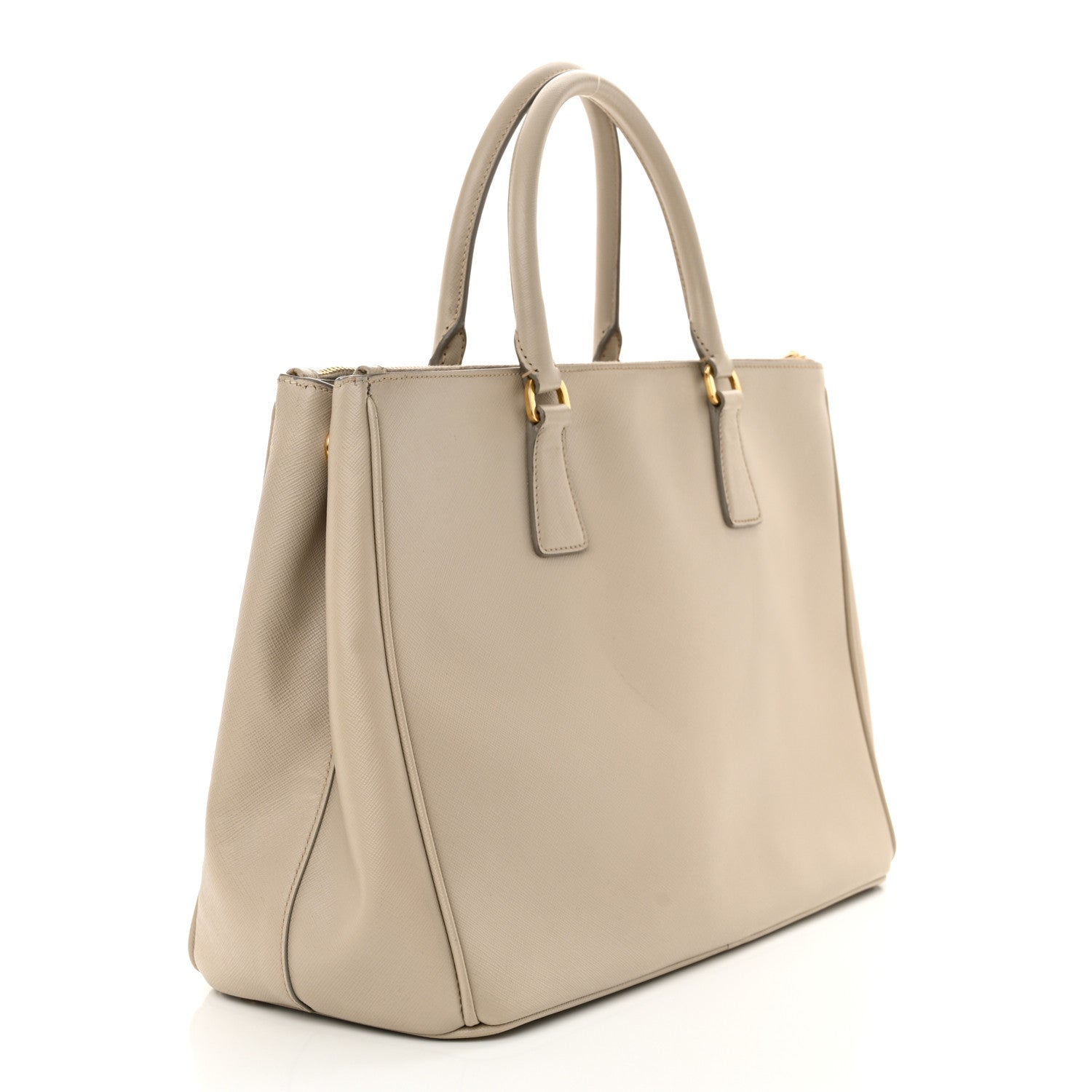 Prada Saffiano Large Galleria Double Zip Tote Pomice 3 of 14
