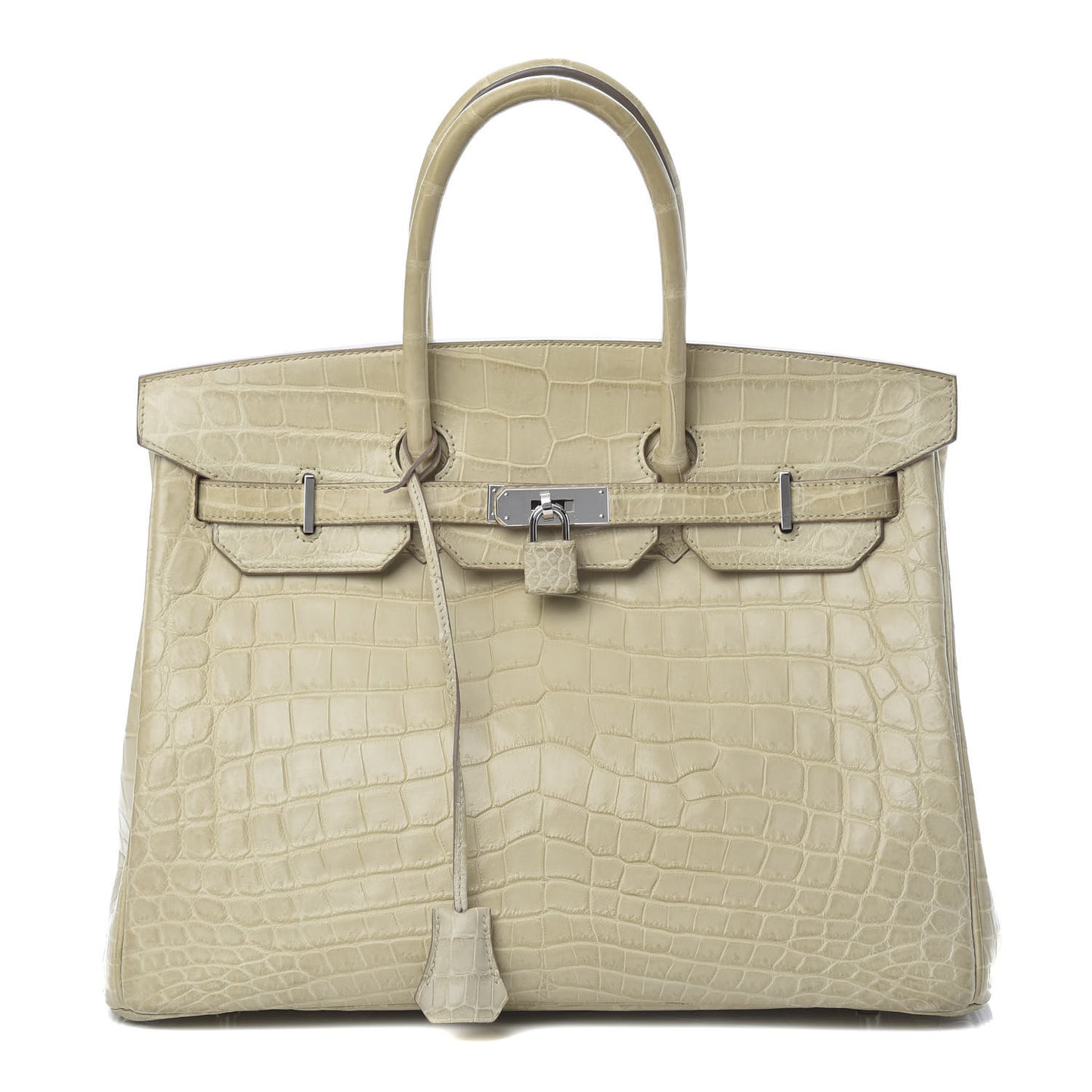 Matte Niloticus Crocodile Birkin 35 Beton