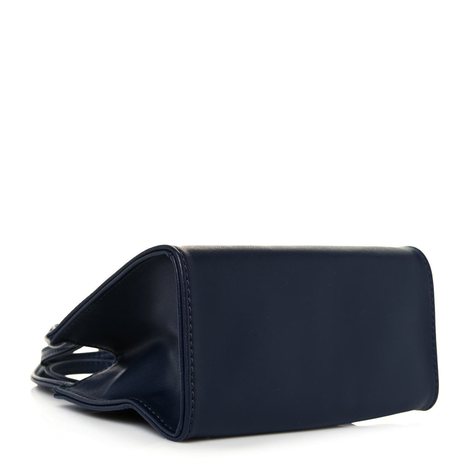Telfar Vegan Leather Small Shopping Bag Navy 4 of 12