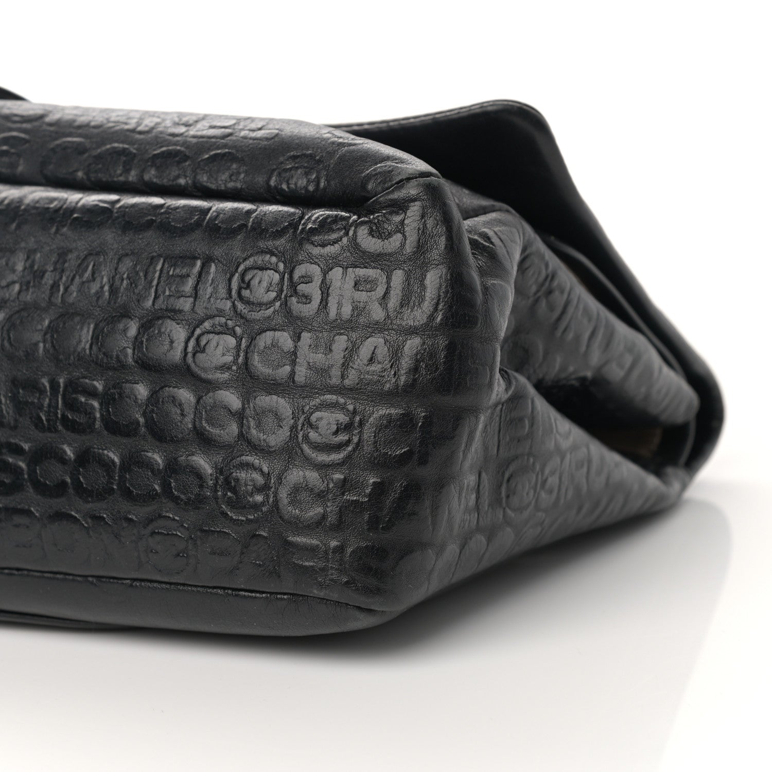 Chanel Calfskin Unlimited Jumbo Double Flap Black 10 of 22