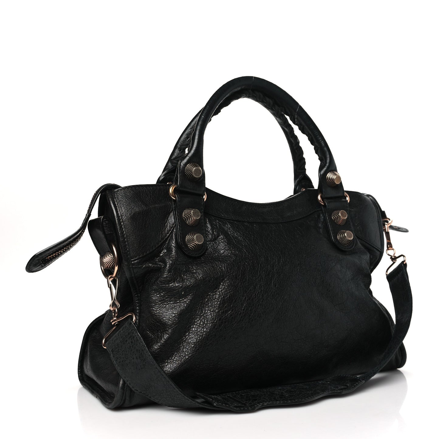 Agneau Giant 21 Rose Gold Hardware City Anthracite