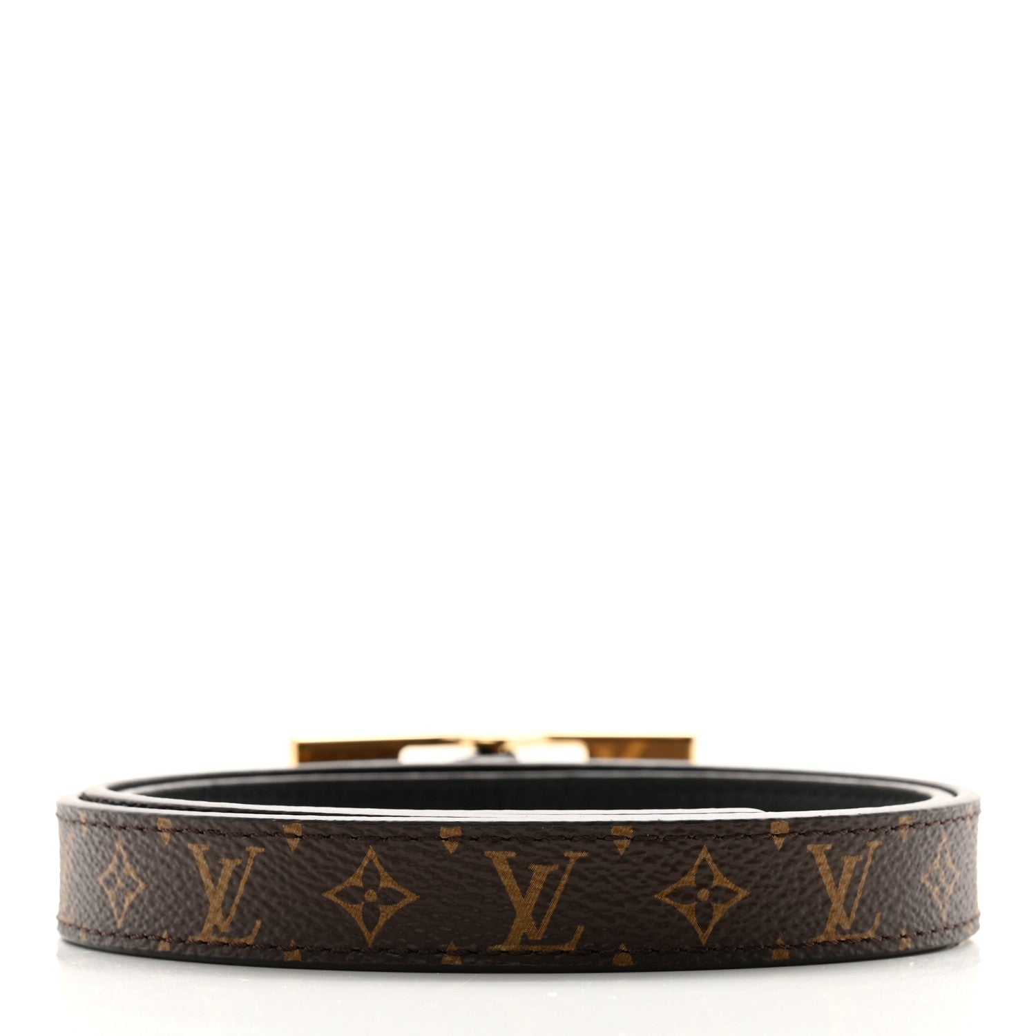 Louis Vuitton Monogram 18MM LV Duo Reversible Belt Black 80 32 Black 2 of 7